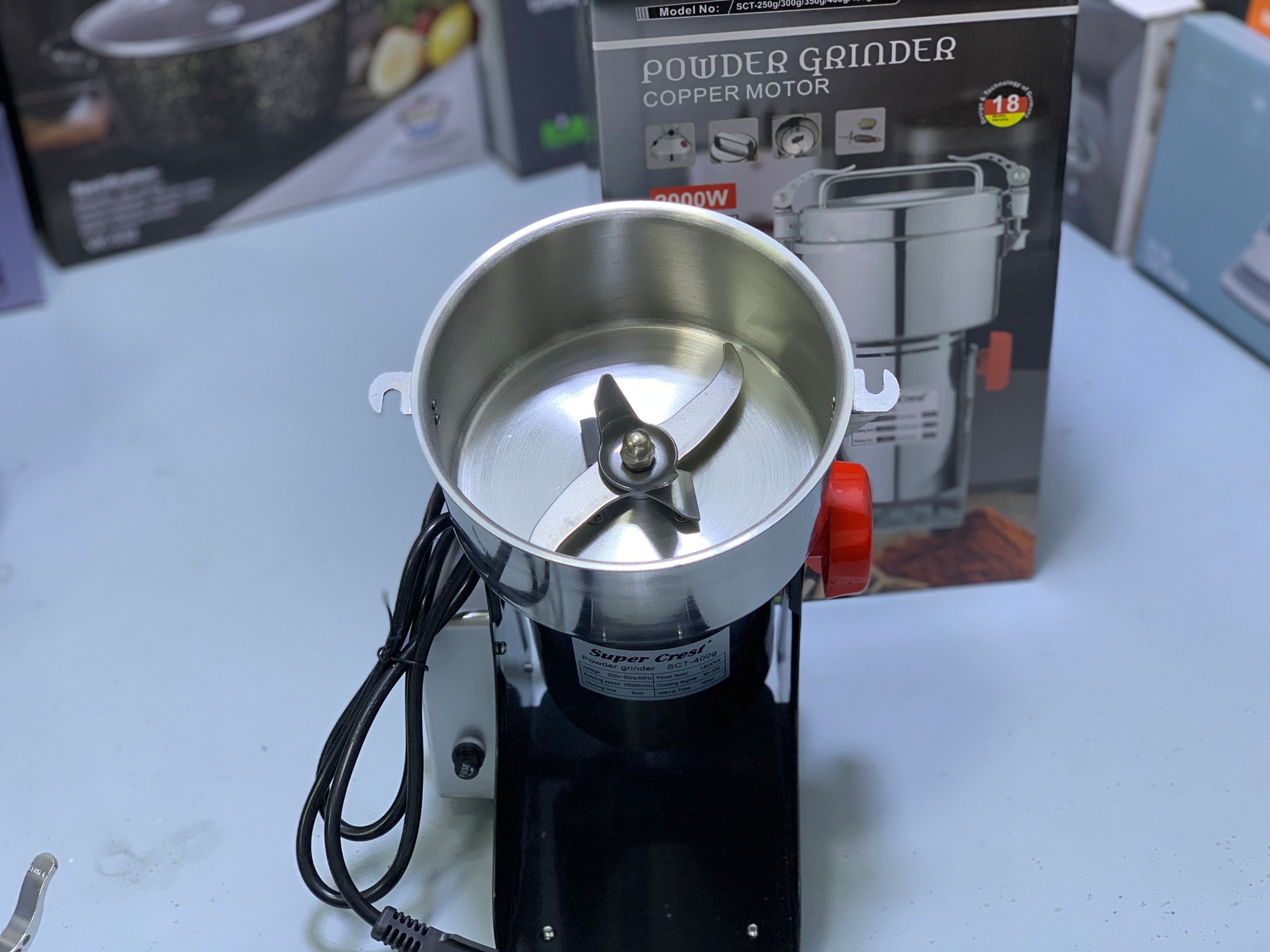 Super Crest Spice Grinders Stainless Steel blades