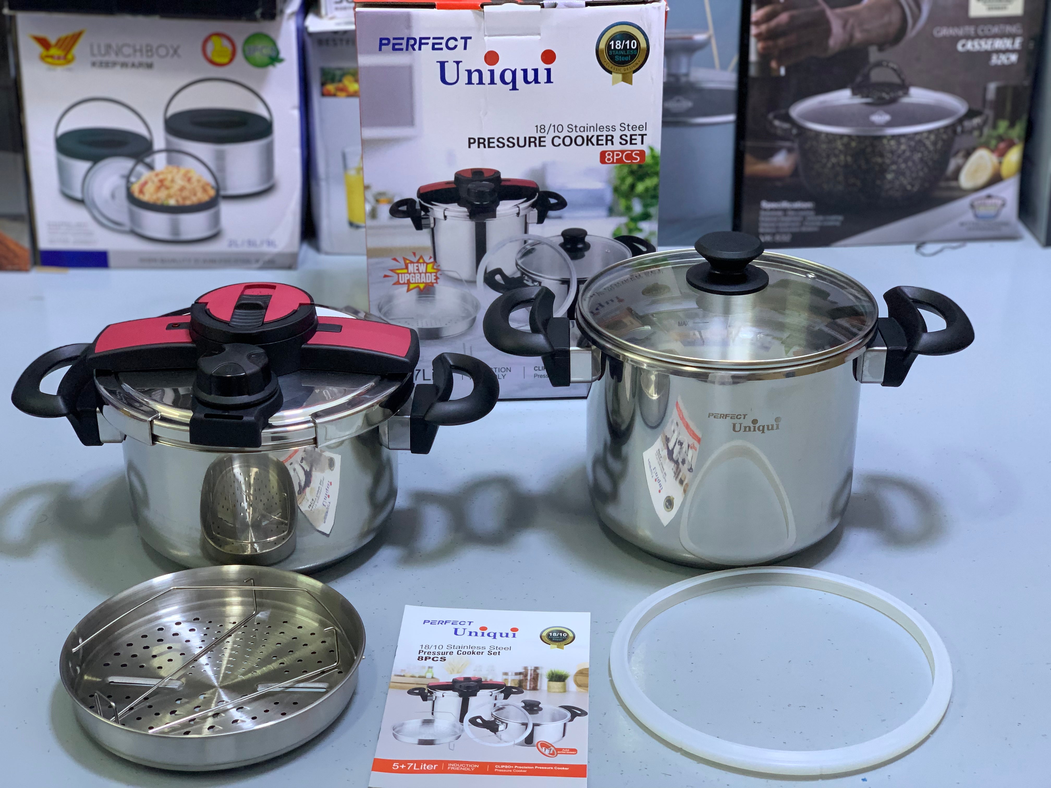 Perfect uniqui 3 in 1 Pressure Cooker 5L and 7L