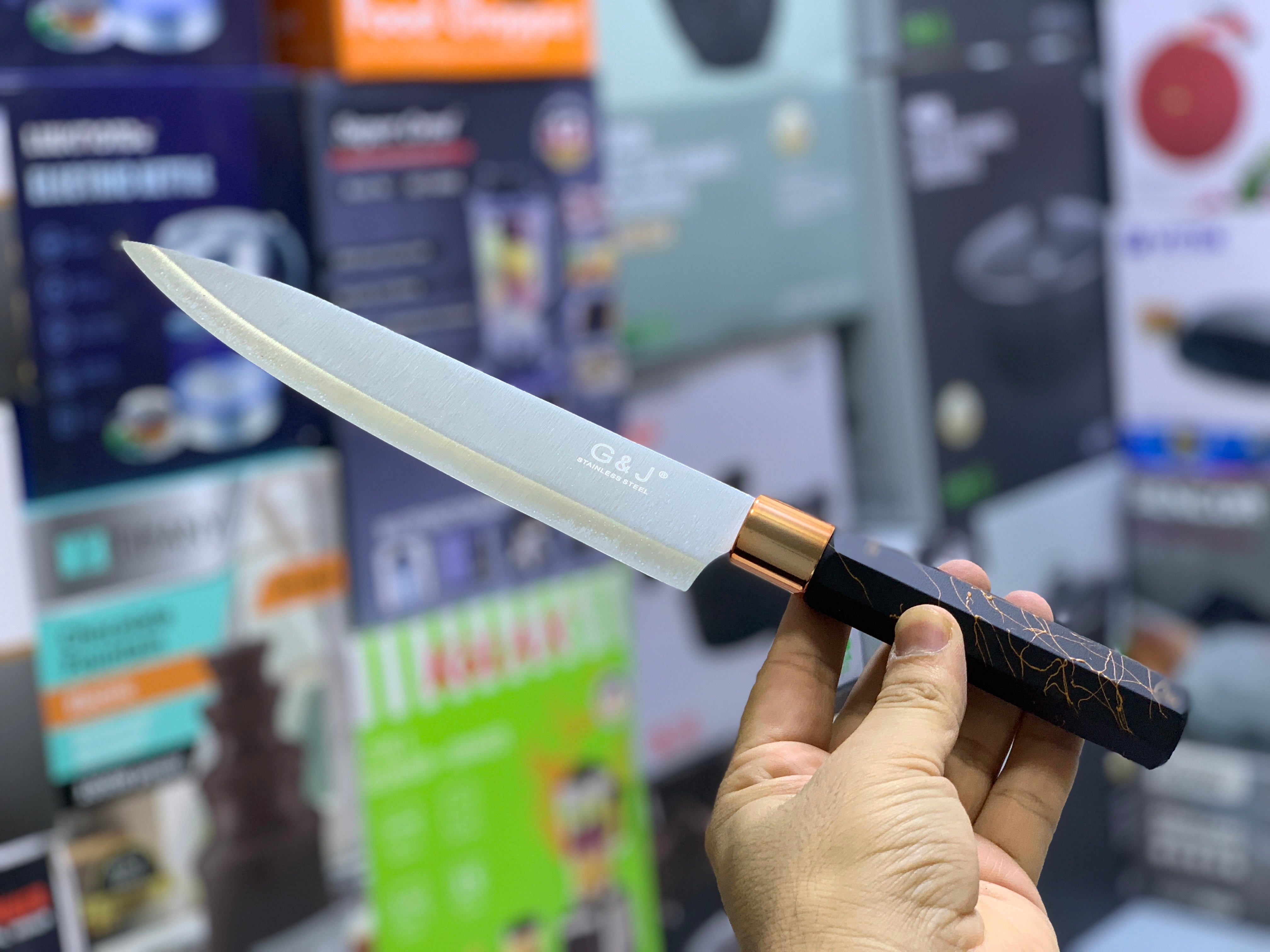 G&J stainless Steel 6 Pieces Knife set