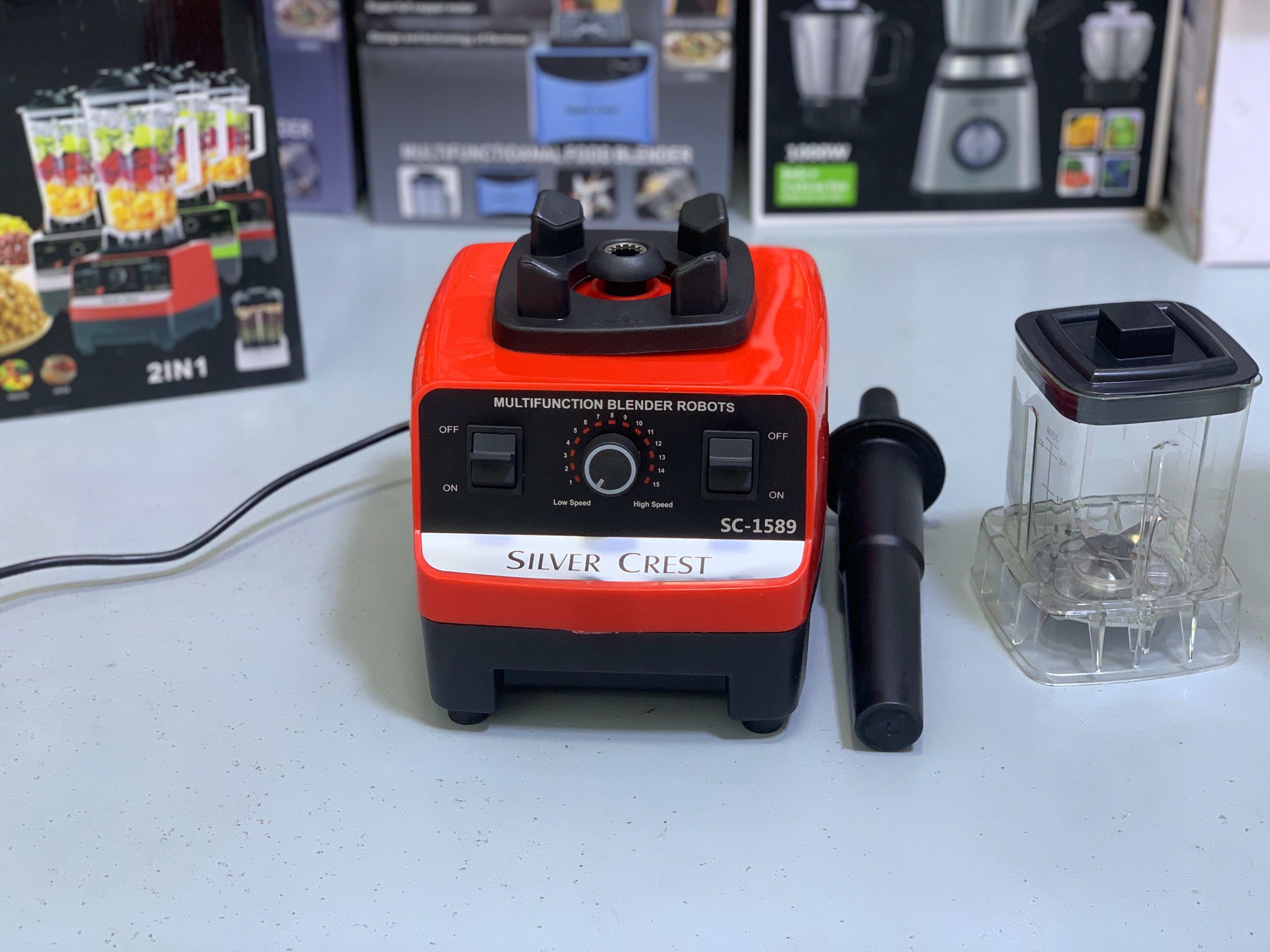 Silver Crest 2 in 1 Blender and Grinder Model: SC-1589 2.5L 4500w