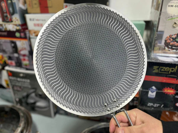 Laser Coating Taw 34cm With Long Handle Non Stick and Stainless Steel