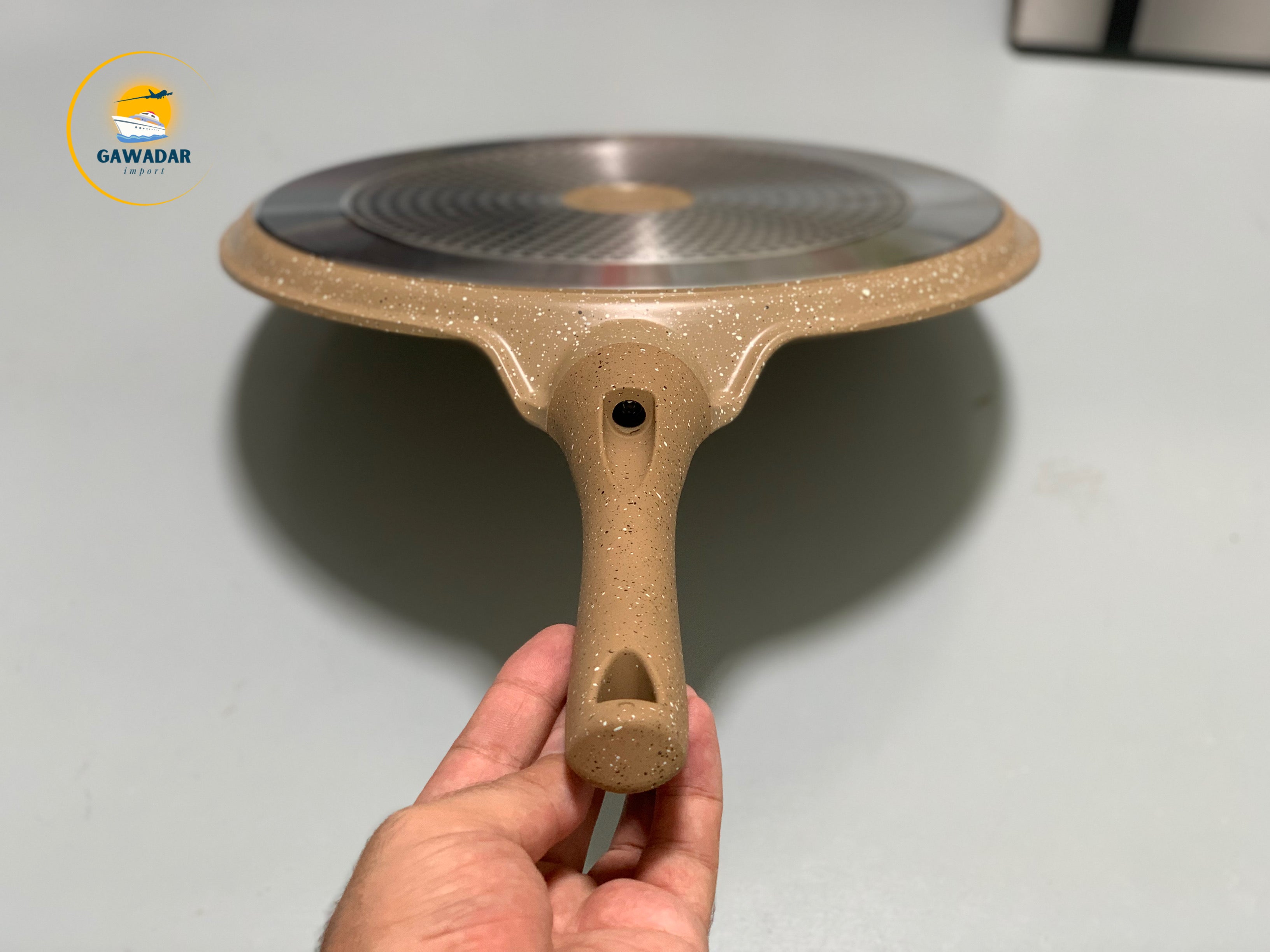 Bakhschie Brand Pure Granite non-stick Tawa of 32cm Black Color