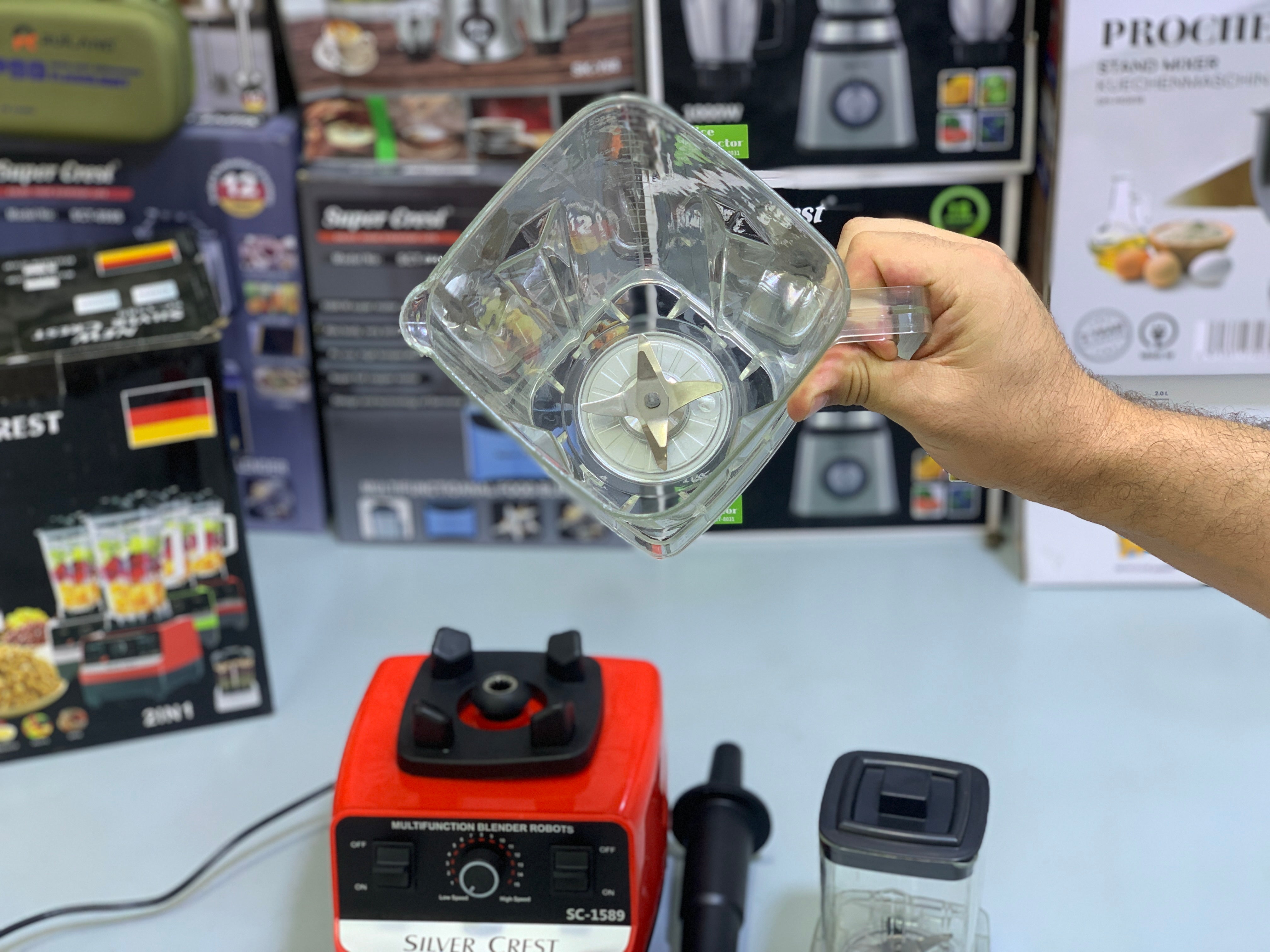 Silver Crest 2 in 1 Blender and Grinder Model: SC-1589 2.5L 4500w