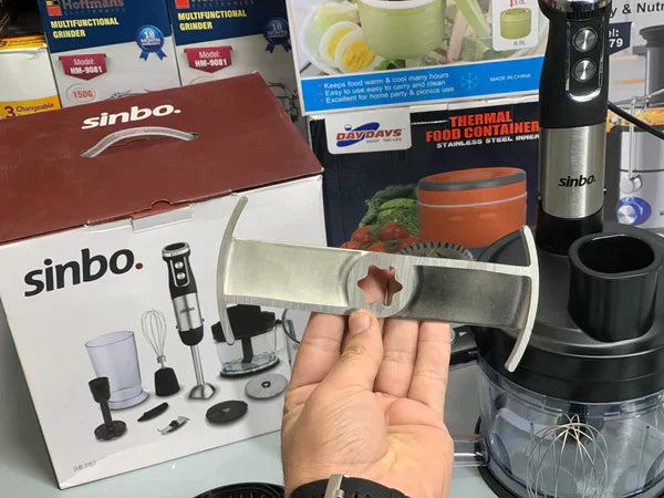 SINBO Stand Mixer and Blender Set Stainless Steel