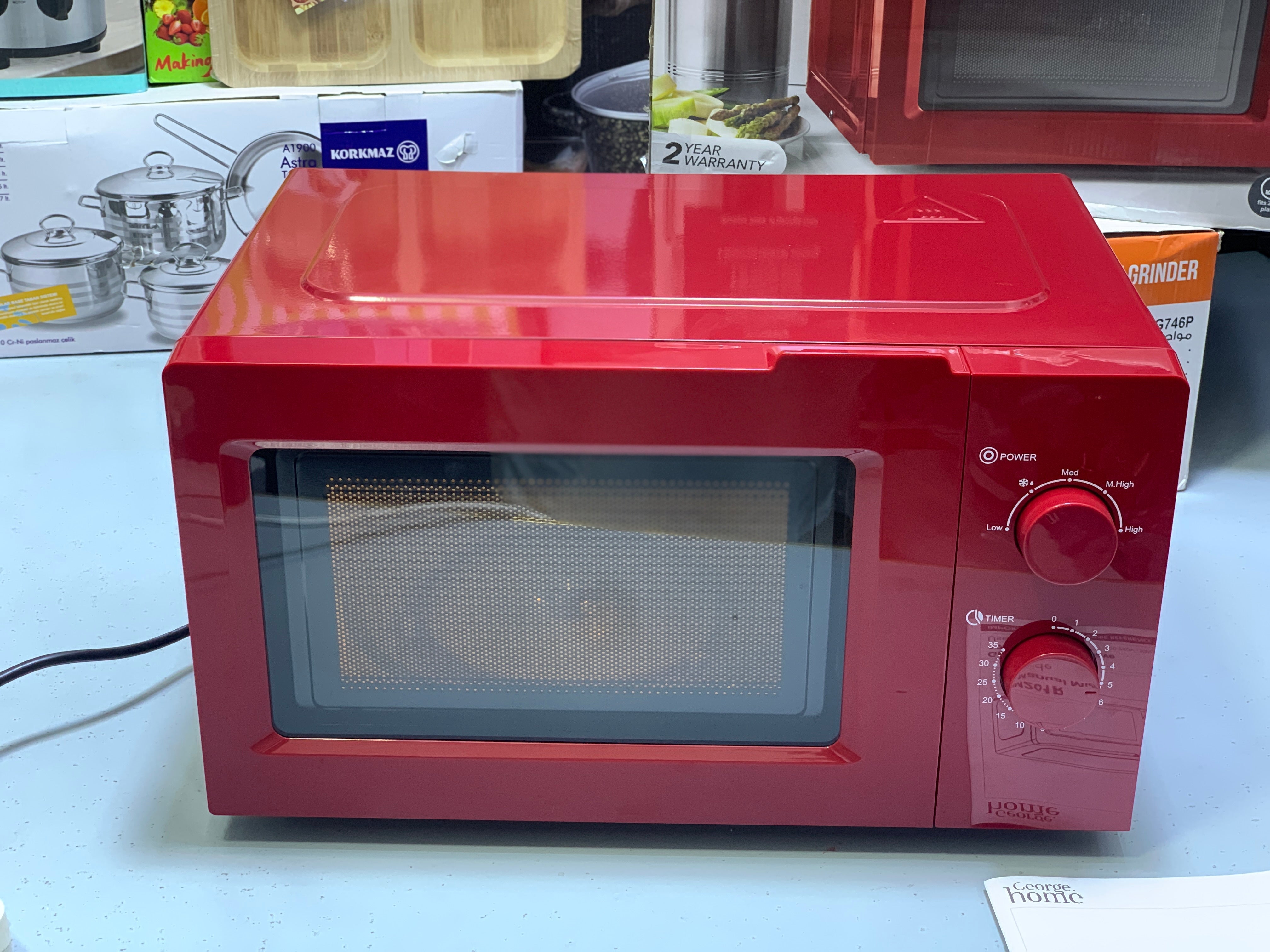 George Home Microwave  17L 700w , 3 Pin Switch