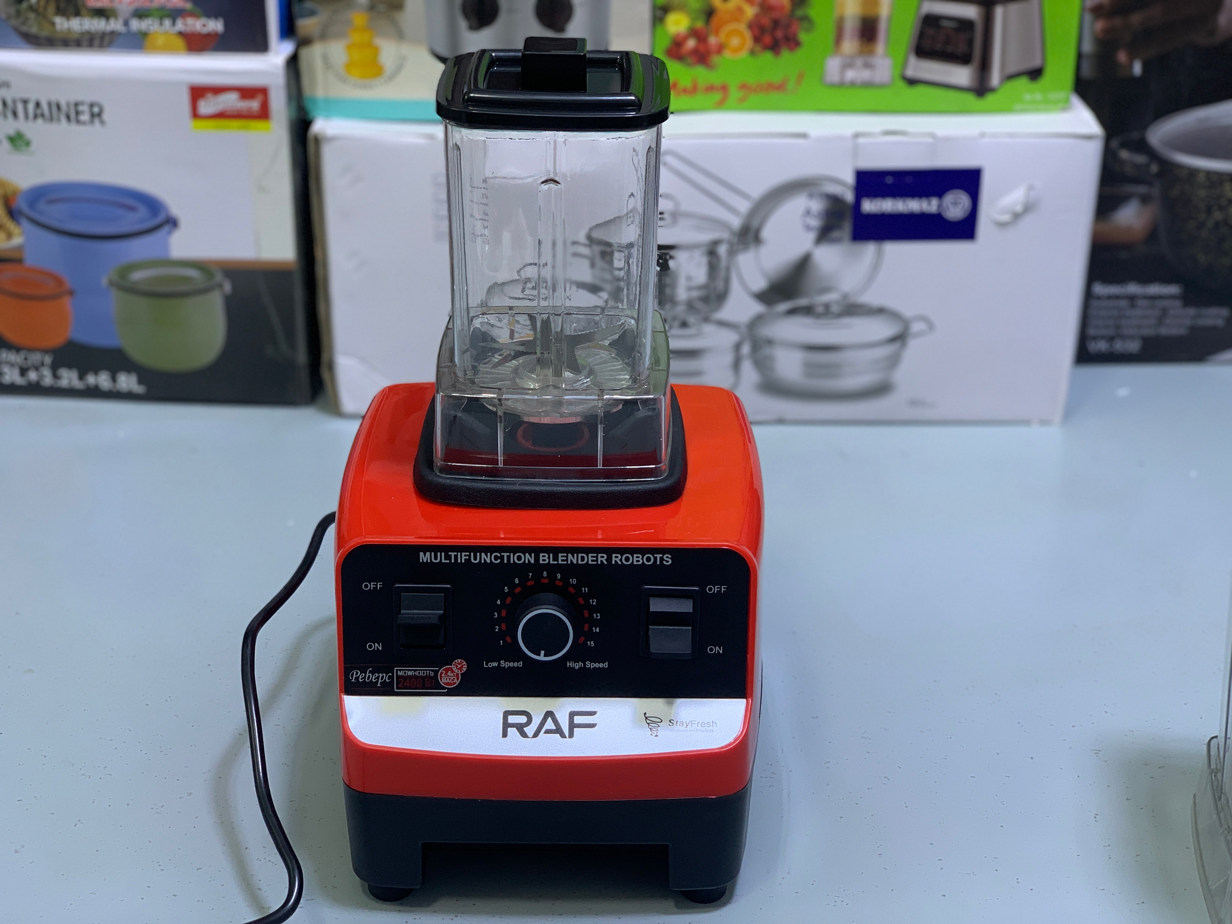 Raf Electric Blender Juicer-2400w Model: R 2809