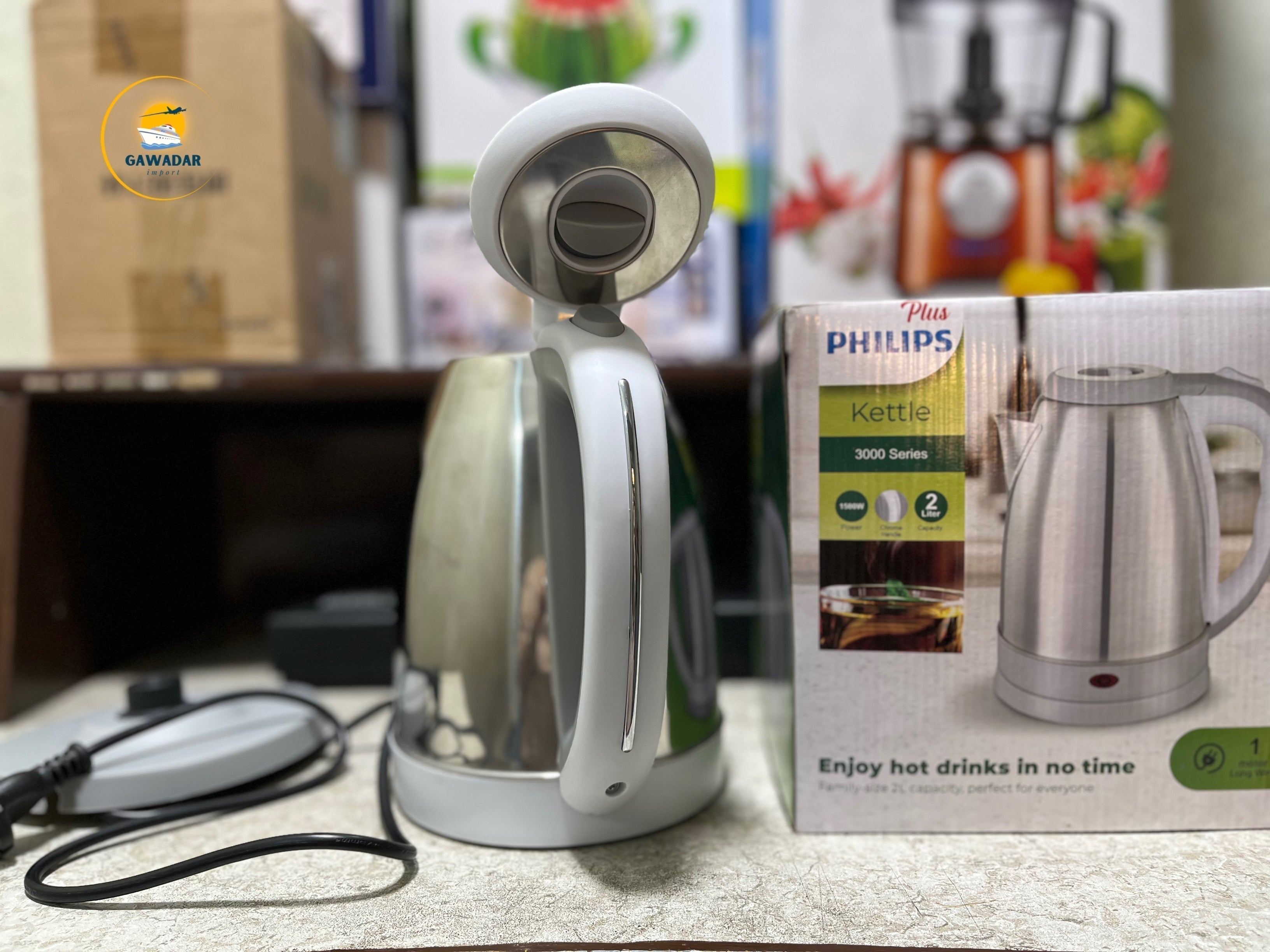 Hanif Traders's Philips Plus Electric Kettle Stainless Steel Auto OFF Mode