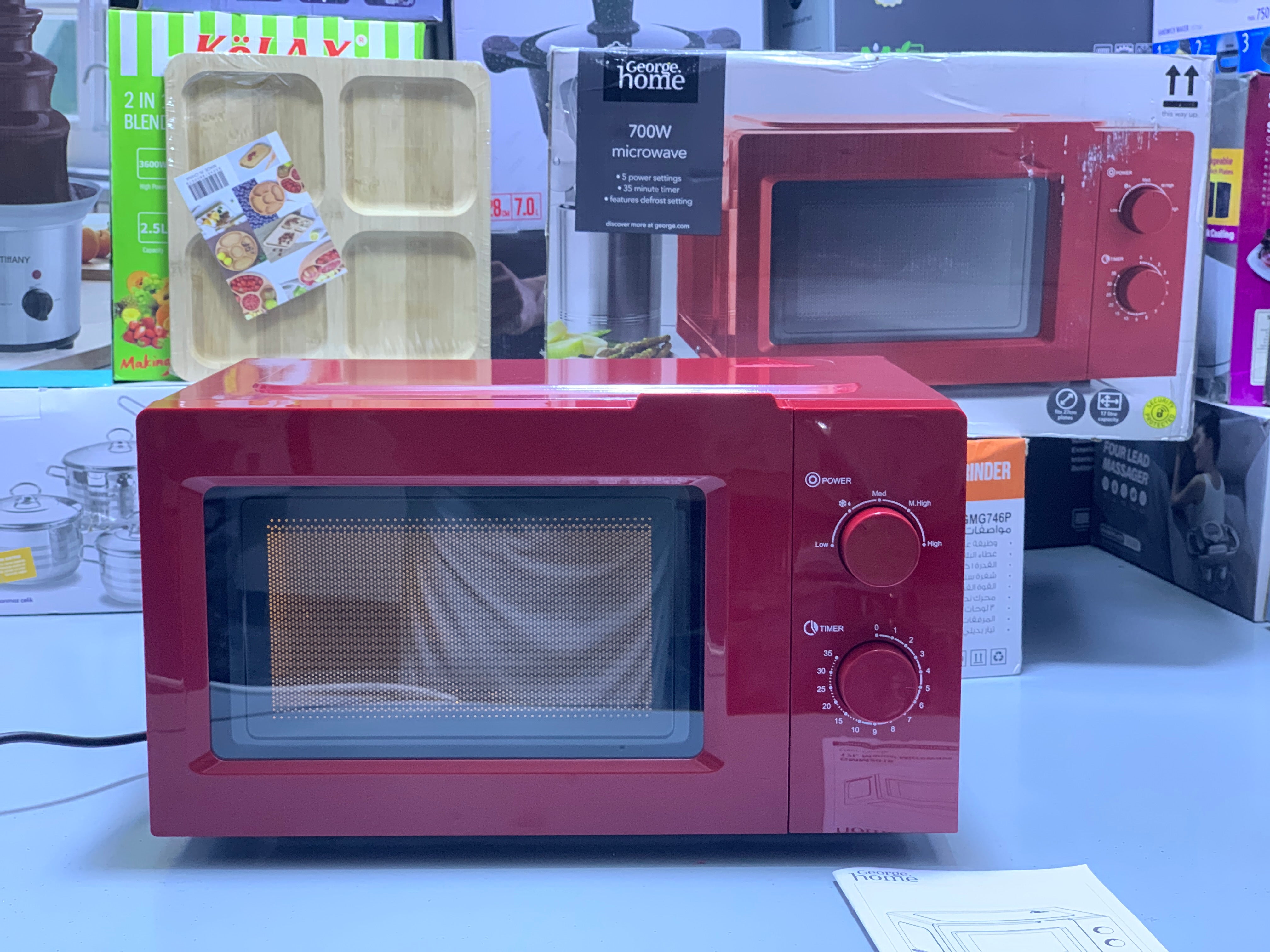 George Home Microwave  17L 700w , 3 Pin Switch