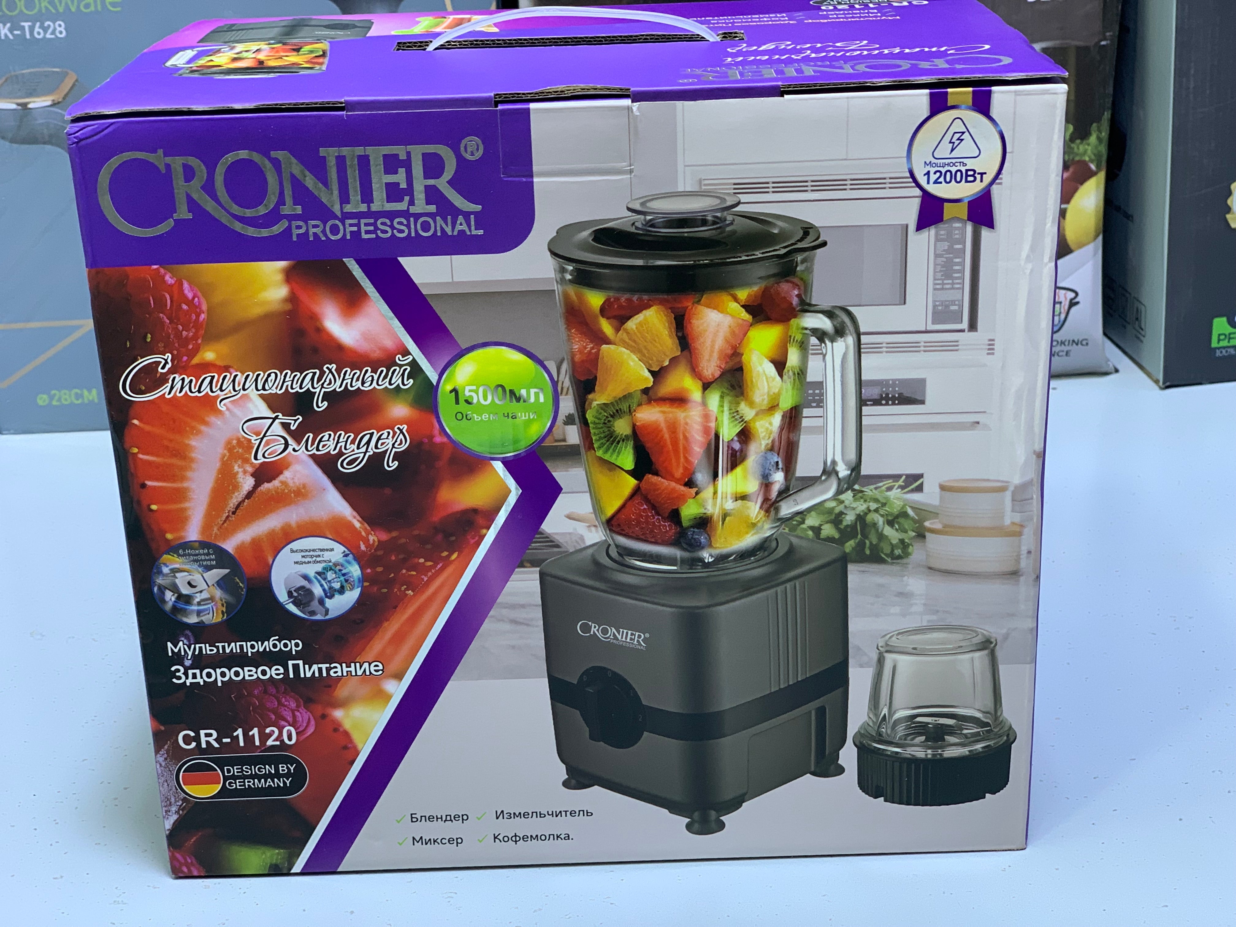 Cronier Multifunctional 2 in 1 Blender , Juicer and Grinder