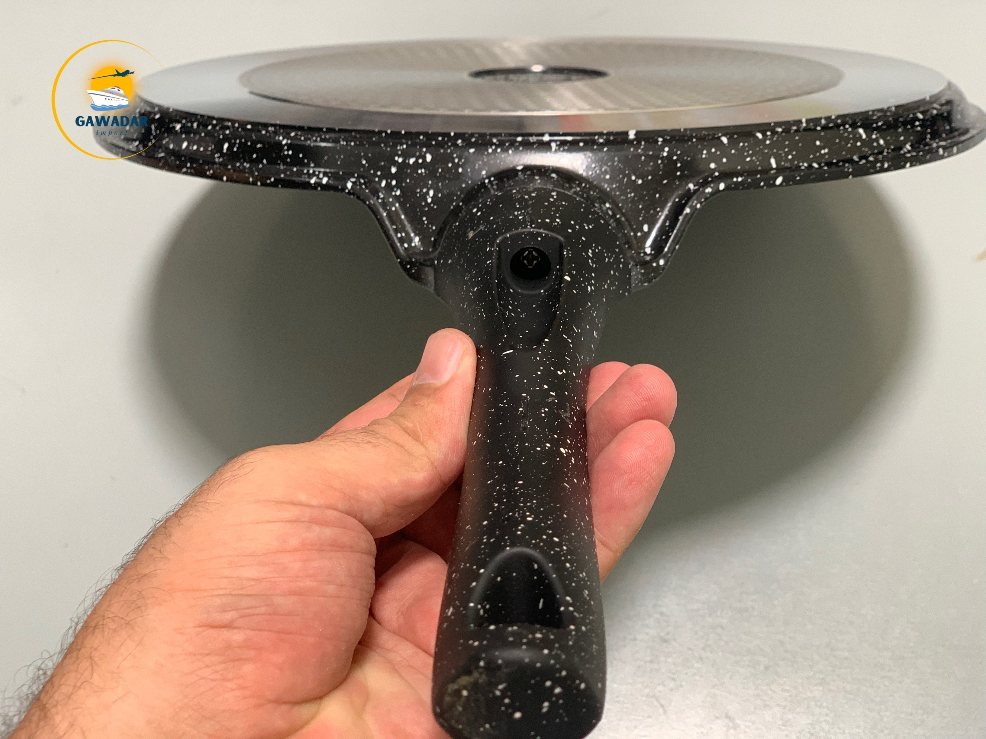 Bakhschie Brand Pure Granite non-stick Tawa of 32cm Black Color