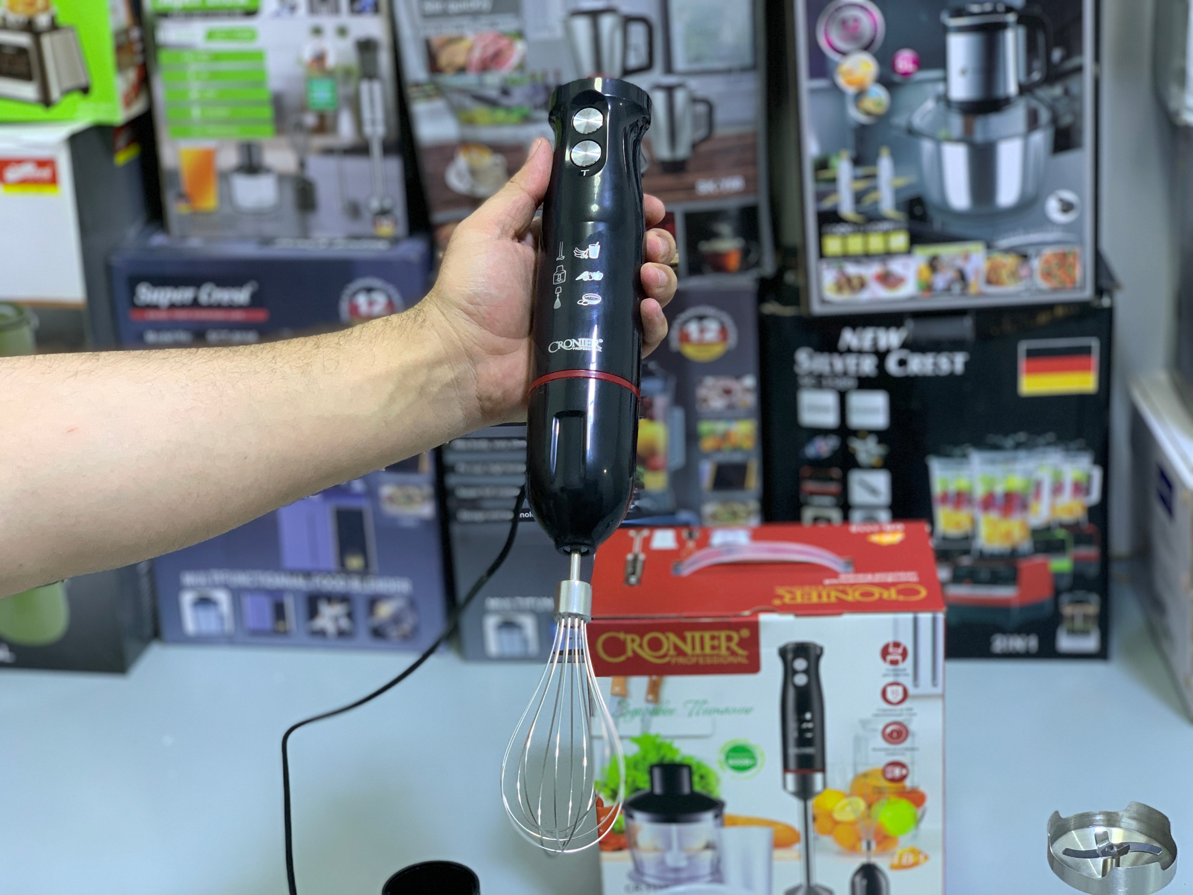 CRONIER Multifunctional Food Chopper 800w 4 in 1