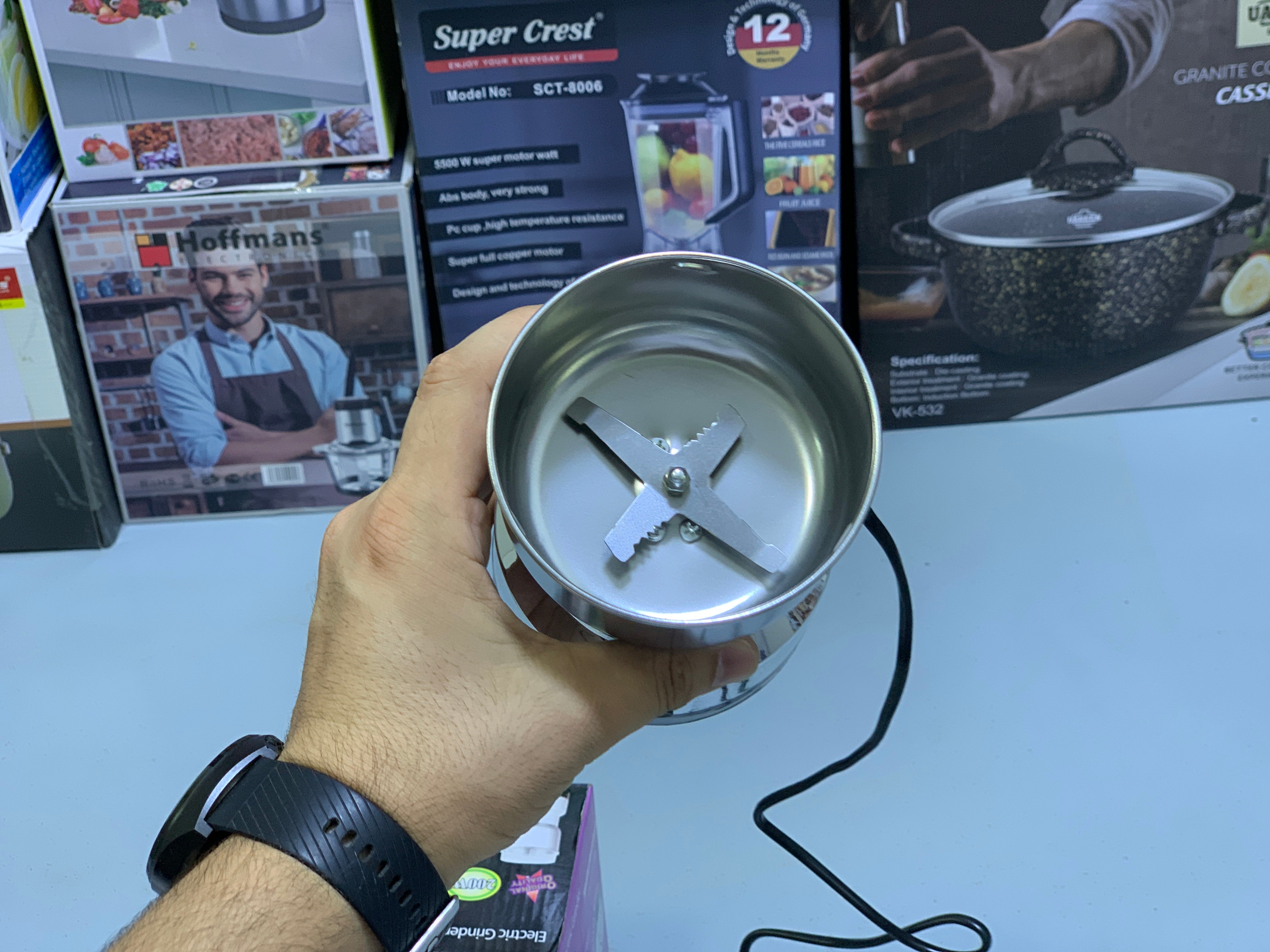 Electric Mini Grinder Capacity 50G and 200w