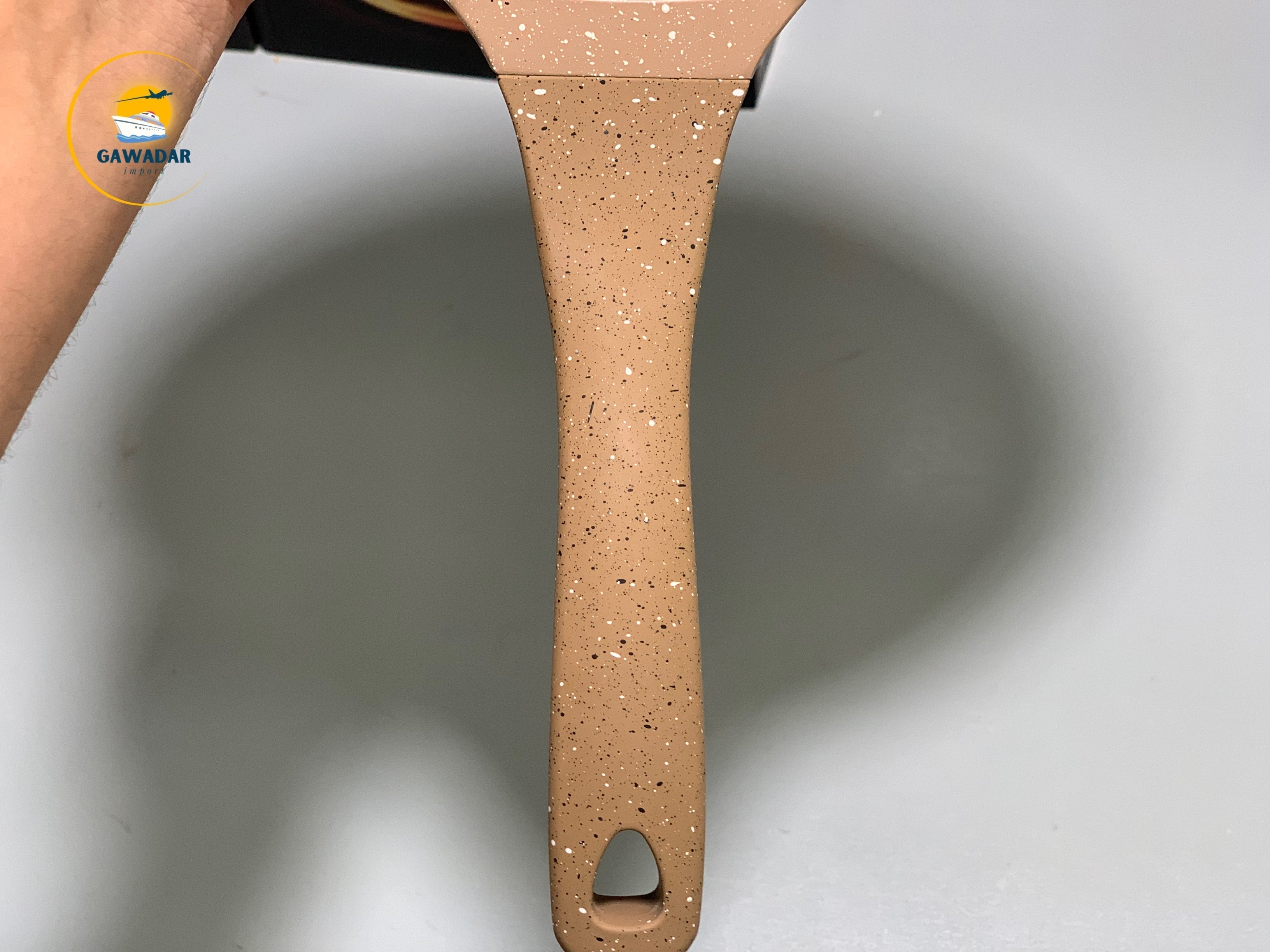 Bakhschie Brand Pure Granite non-stick Tawa of 32cm Black Color