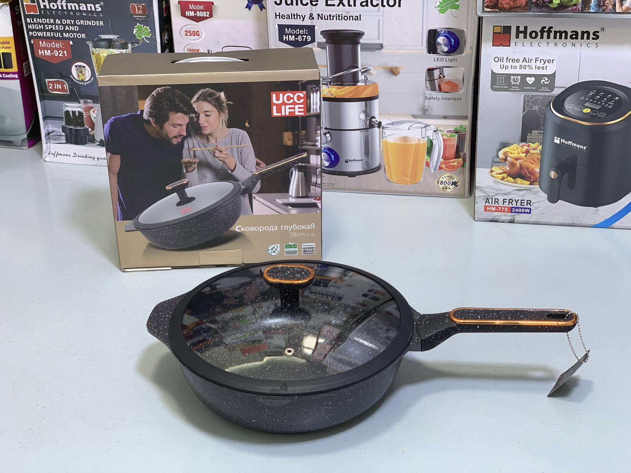 Granite Frying Pan UCC LIFE Non Stick 28cm