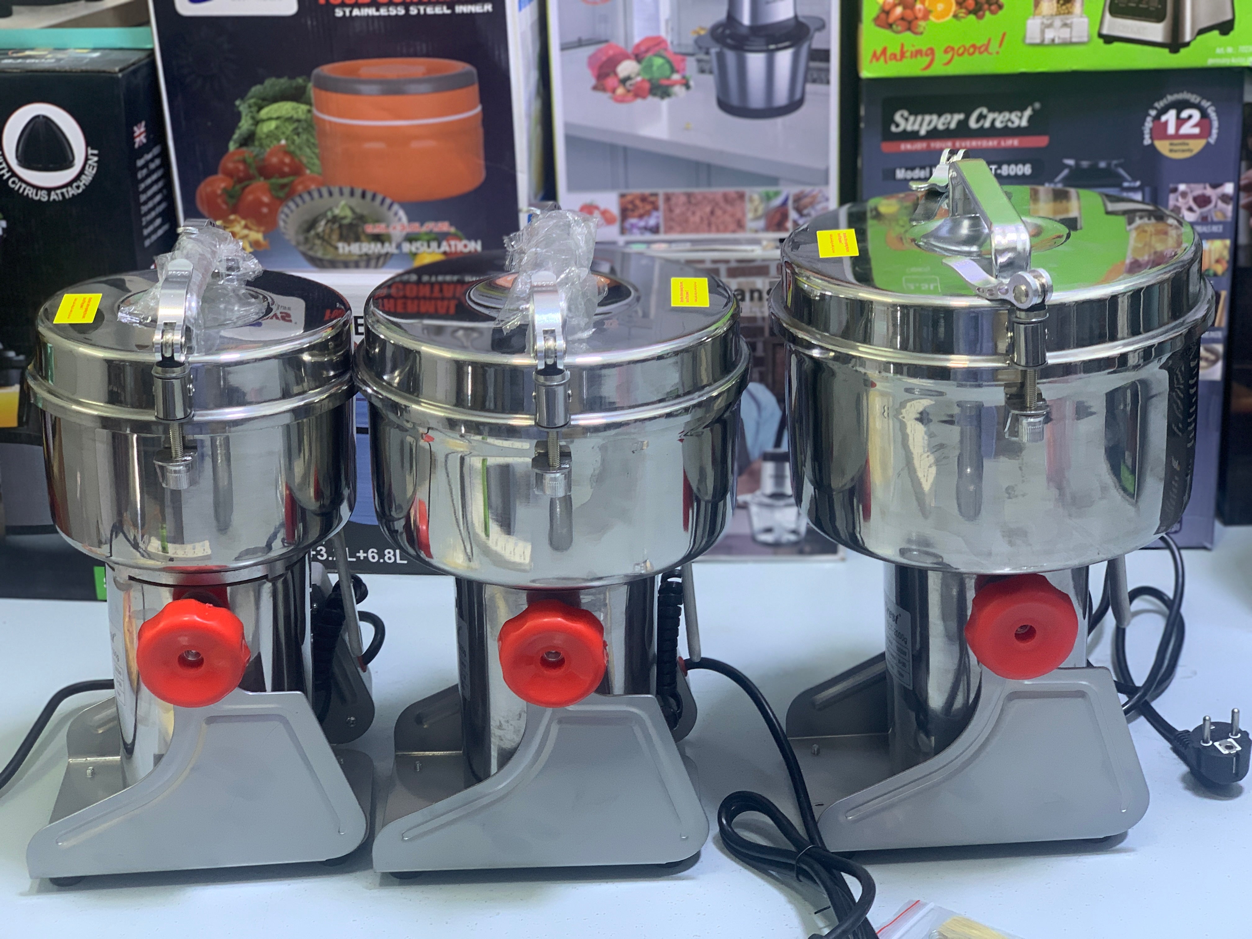 Super Crest Spice Grinders Stainless Steel blades