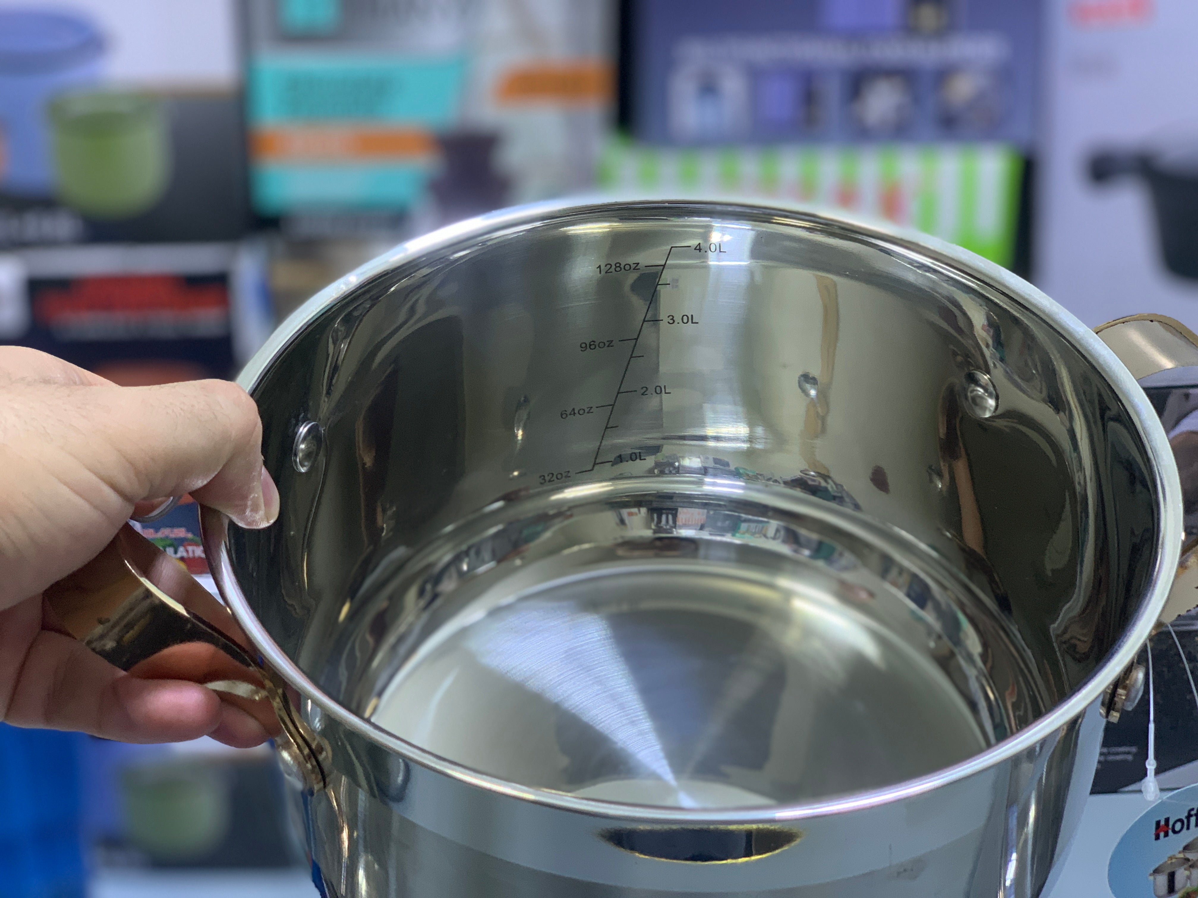 Hoffavorer 8 Pieces Cookware set Stainless Steel