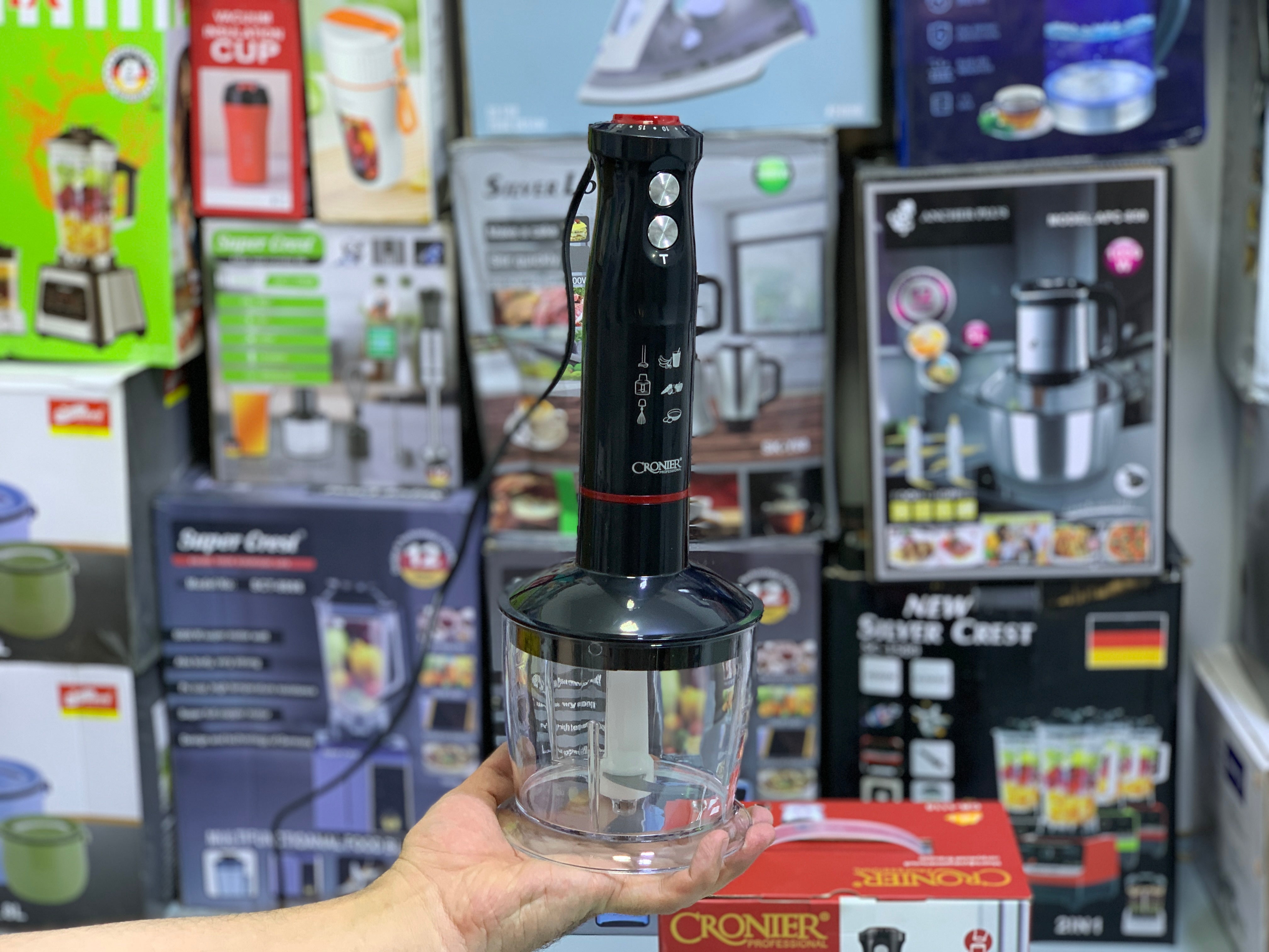 CRONIER Multifunctional Food Chopper 800w 4 in 1