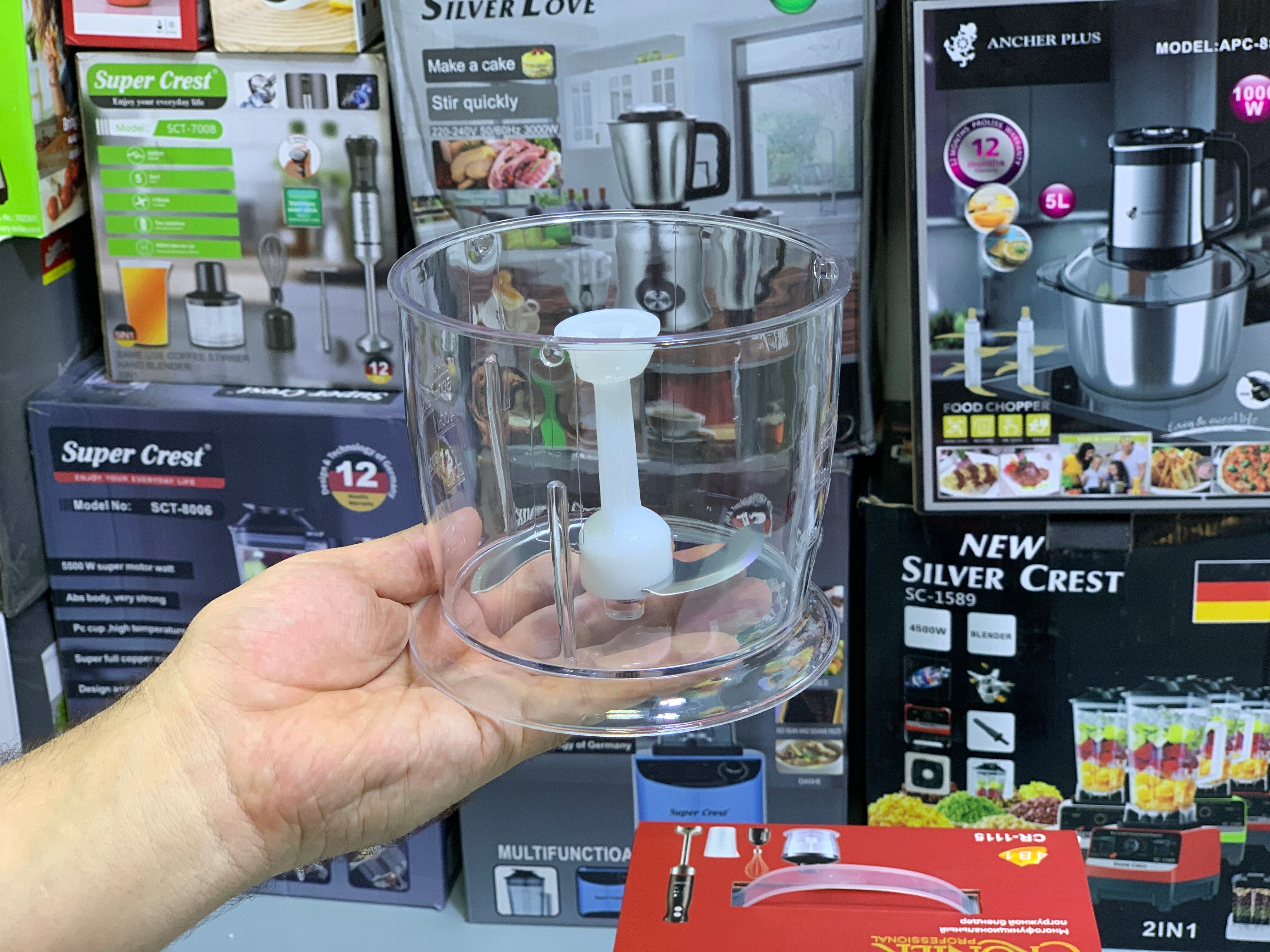 CRONIER Multifunctional Food Chopper 800w 4 in 1