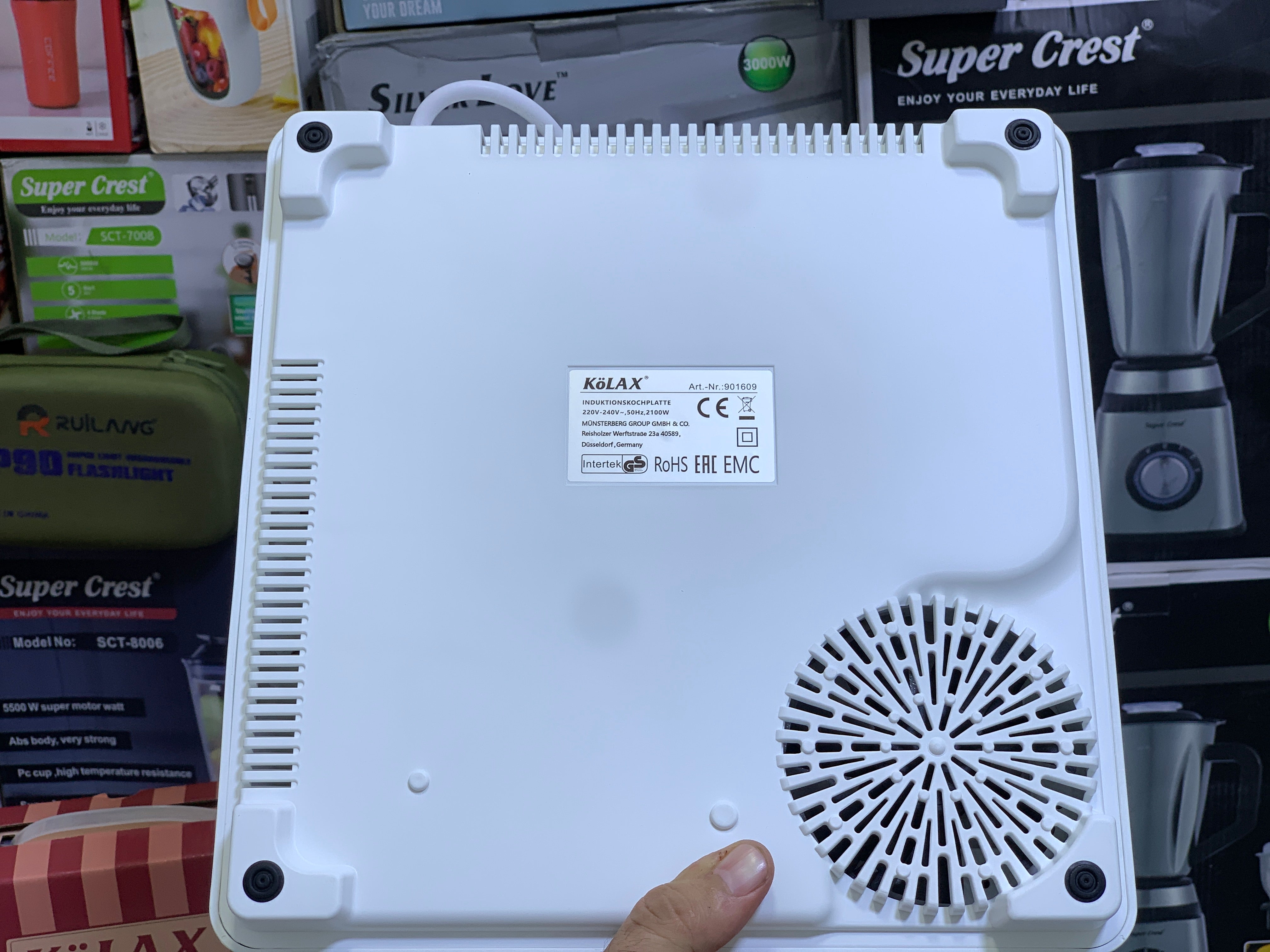 Original Germany Kolax Induction Electric Cooker Power Consumption  120w-2100w