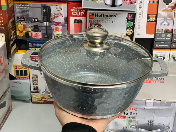 Unique Brand Non Stick Die Cast 10 Pieces Cookware Set