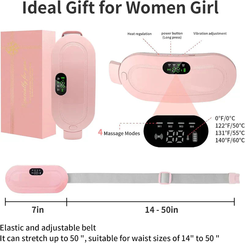 Hanif Traders™ Period Cramp Pain Relief Belt -Portable Menstrual Heating Pad