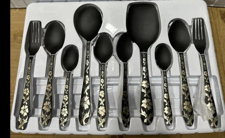 Hanif Traders™ Arshia 53 Pieces Kitchen Set Premium Quality German Imported Black