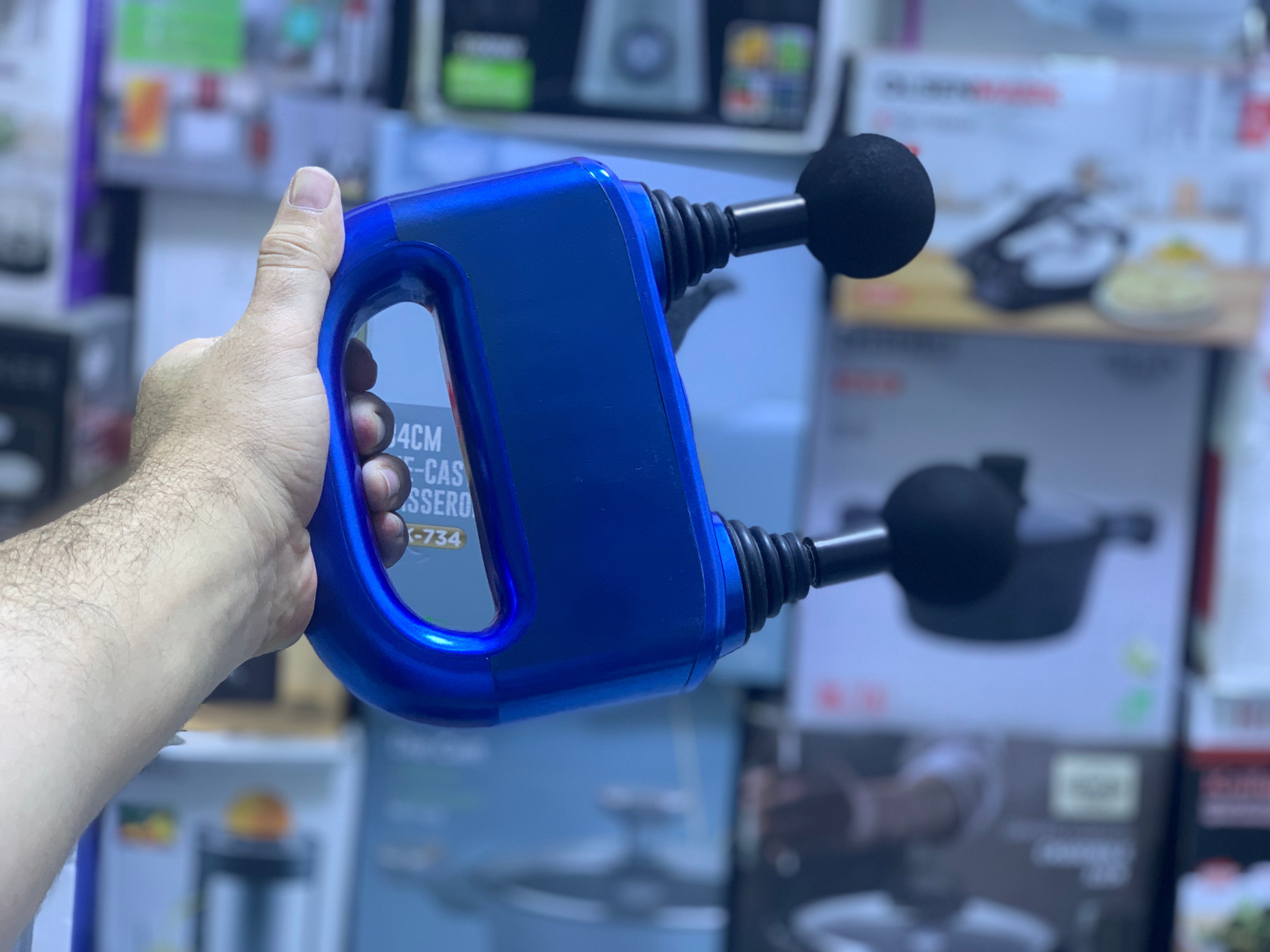 Double Heads Massage Gun