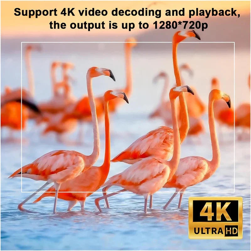 Hanif Traders™ Mini High Resolution 4K Projector