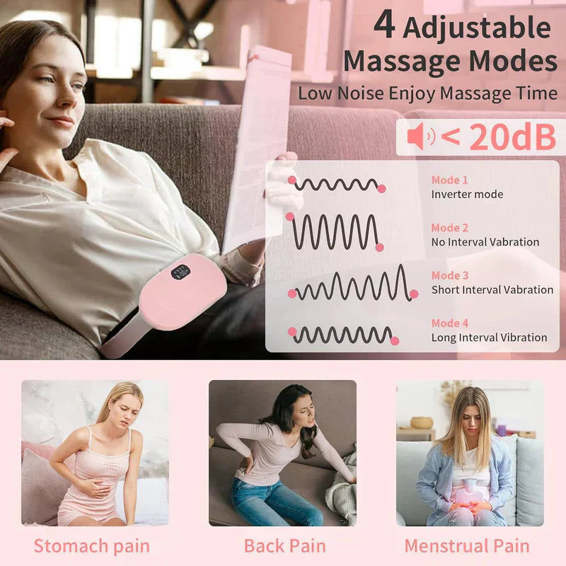 Hanif Traders™ Period Cramp Pain Relief Belt -Portable Menstrual Heating Pad