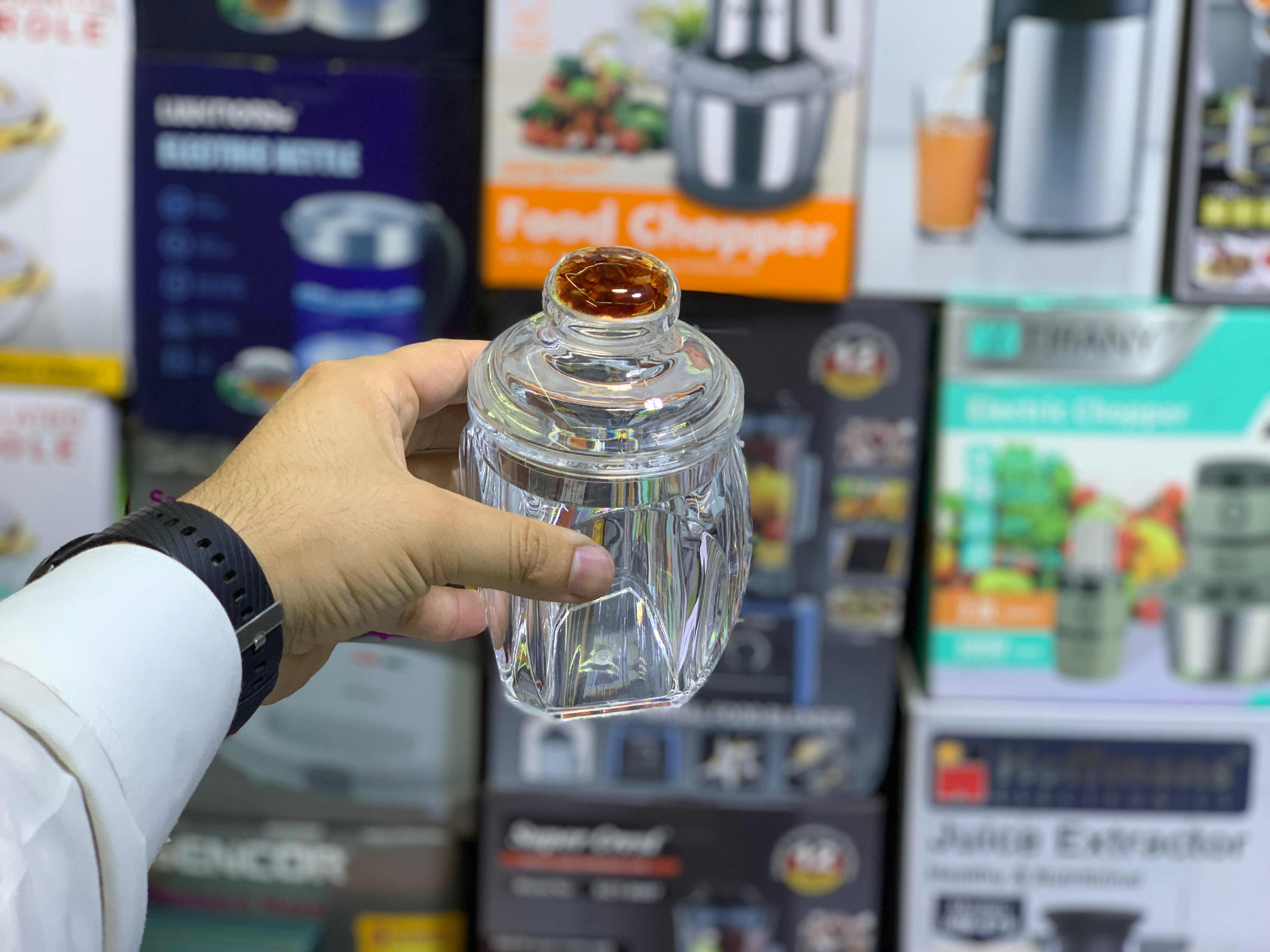 4 Pieces Kitchen Storage Organizer , Spice seasoning 🧂 Tanks , Airtight Kitchen Containers