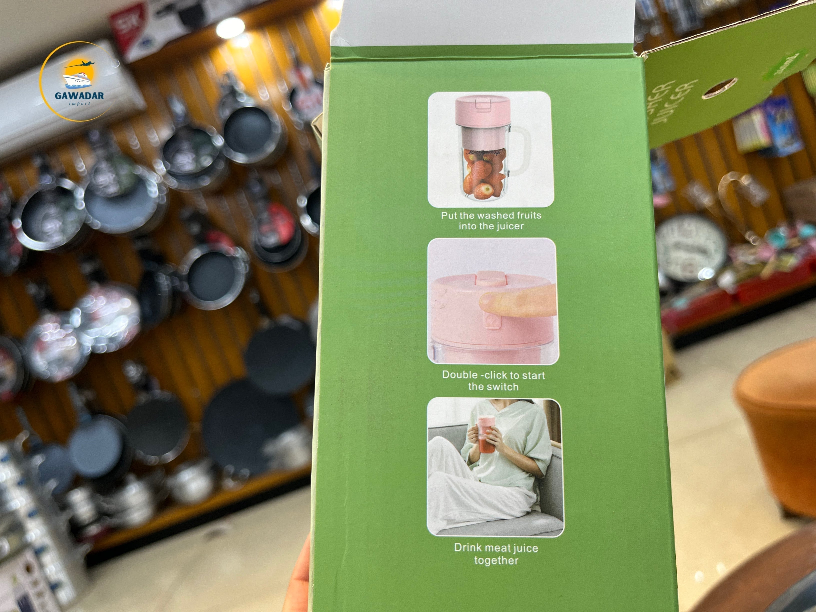 Hanif Traders™ Imported Mini Fresh Juicer Crusher  Premium Quality Product