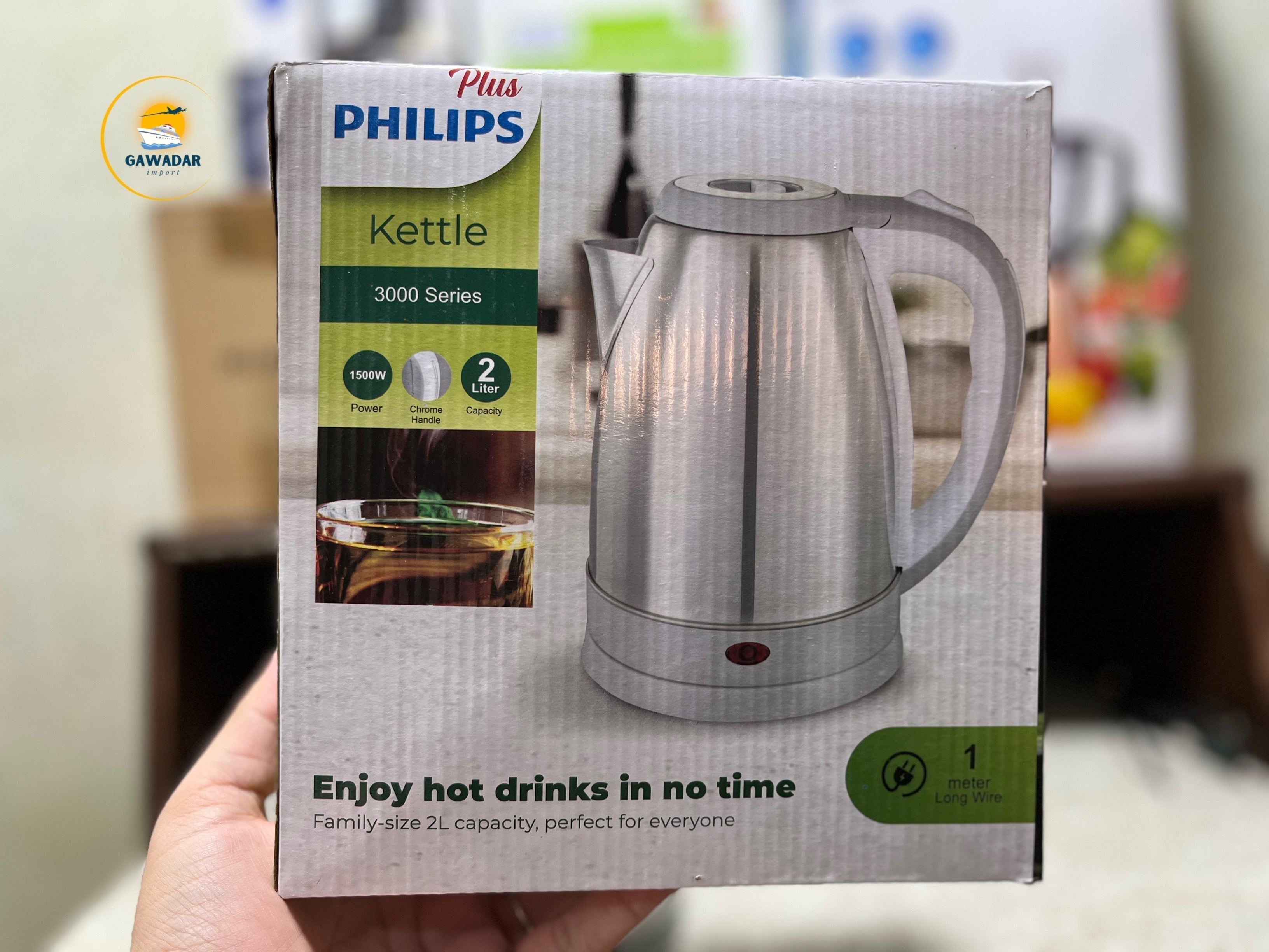 Hanif Traders's Philips Plus Electric Kettle Stainless Steel Auto OFF Mode