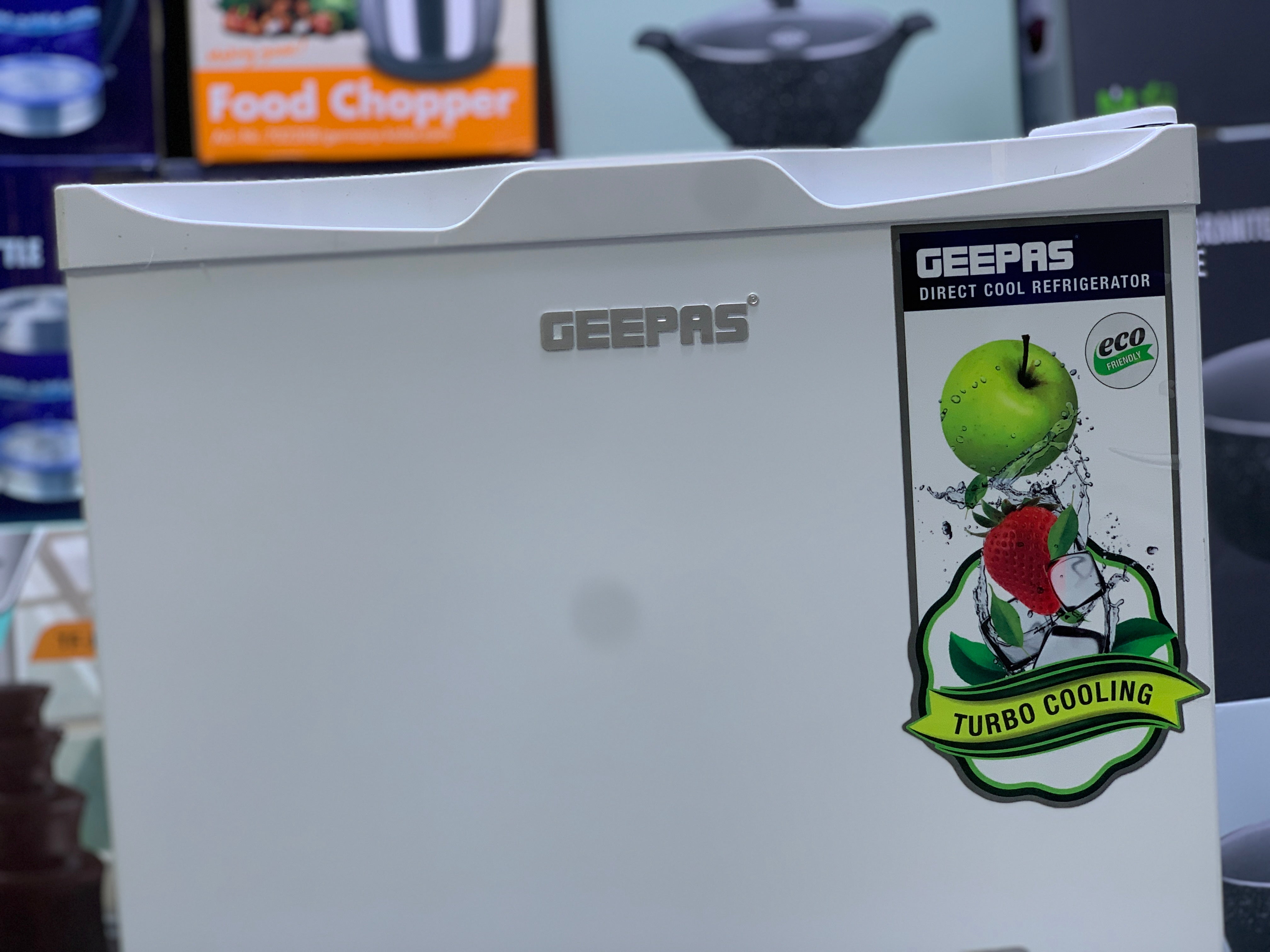 GEEPAS Mini Refrigerator 40L Space saving and efficient for Office and Room