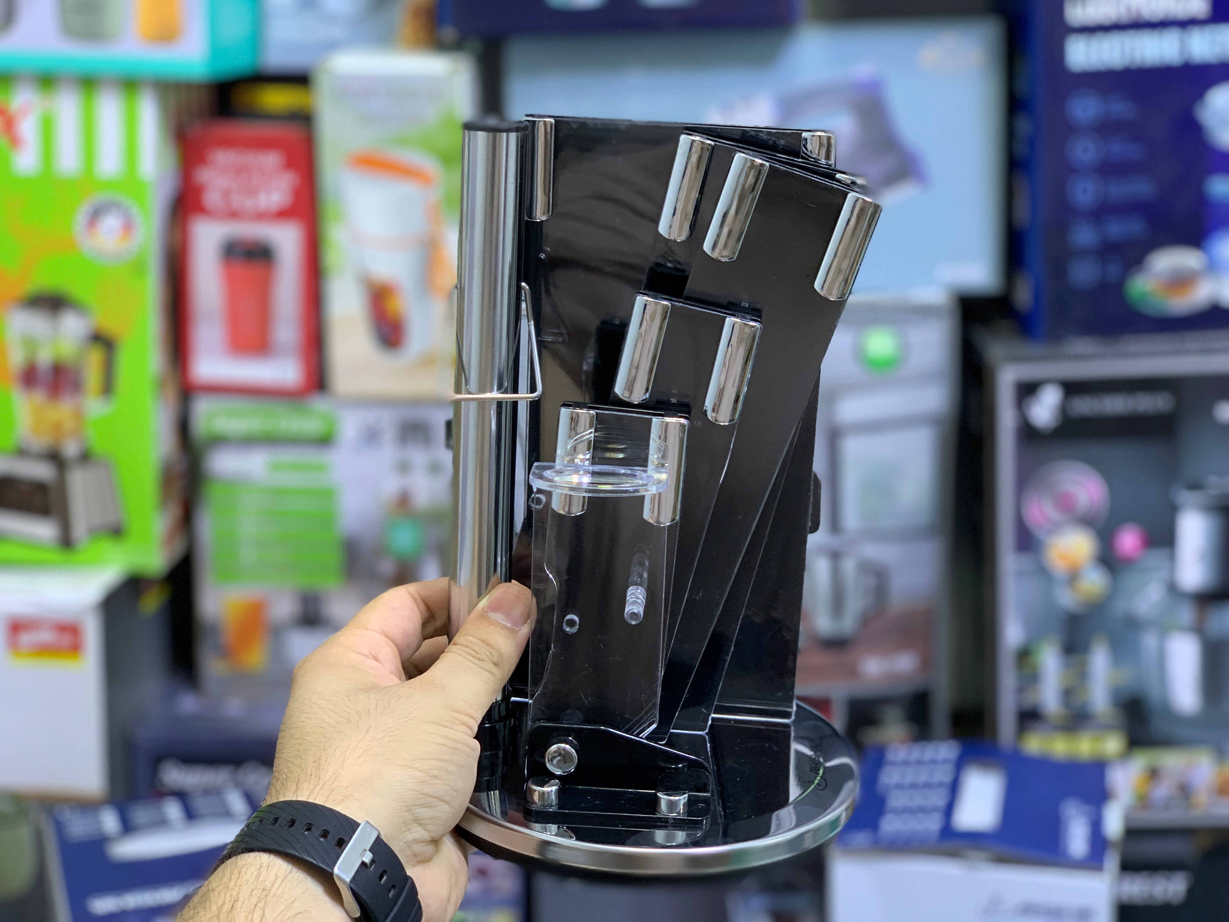 Arshia Knife Set 9 Pieces Stainless Steel