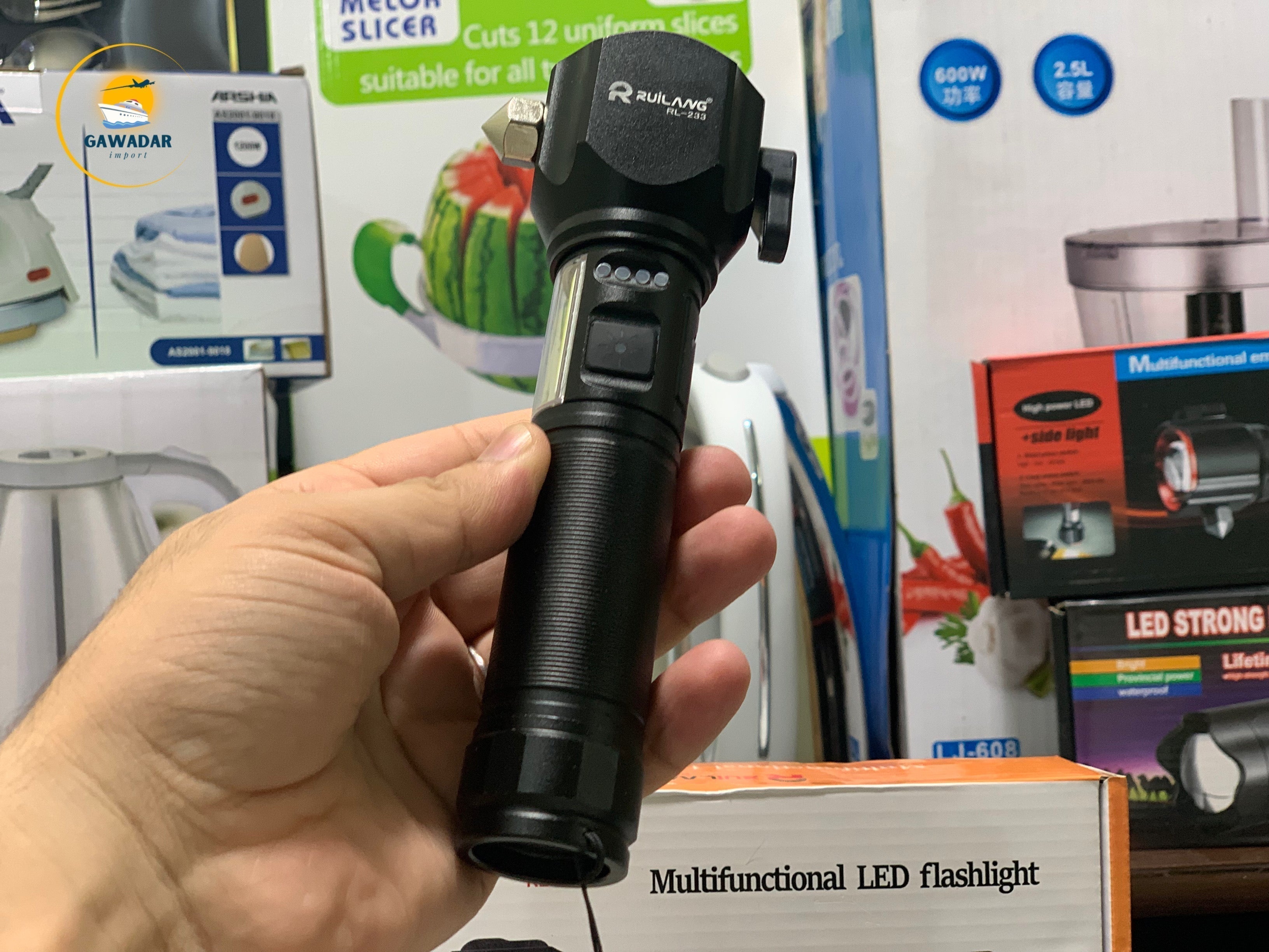 Hanif Traders's Rawilang RL-233 LED Bright Light Torch 1KM Range