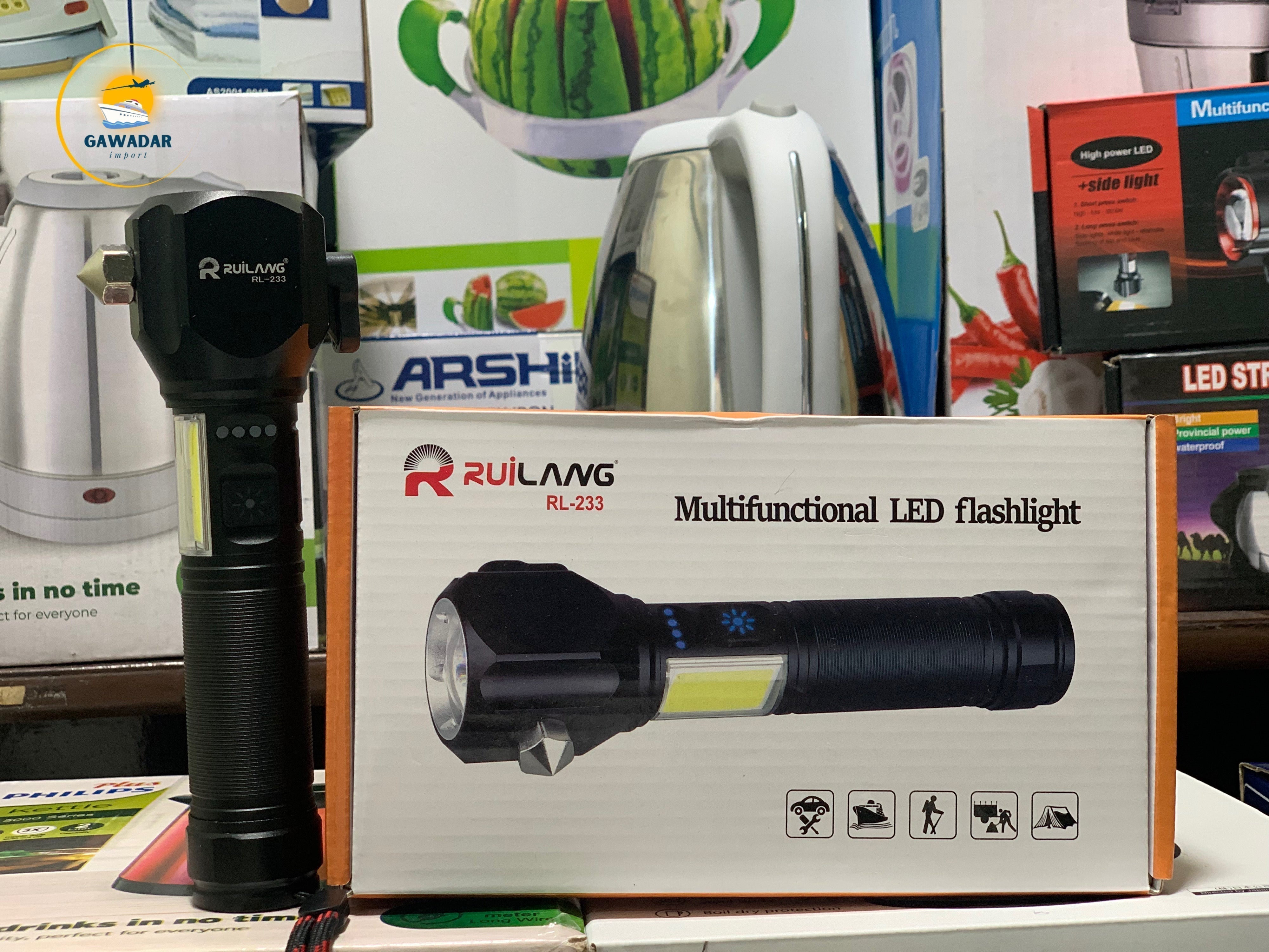 Hanif Traders's Rawilang RL-233 LED Bright Light Torch 1KM Range