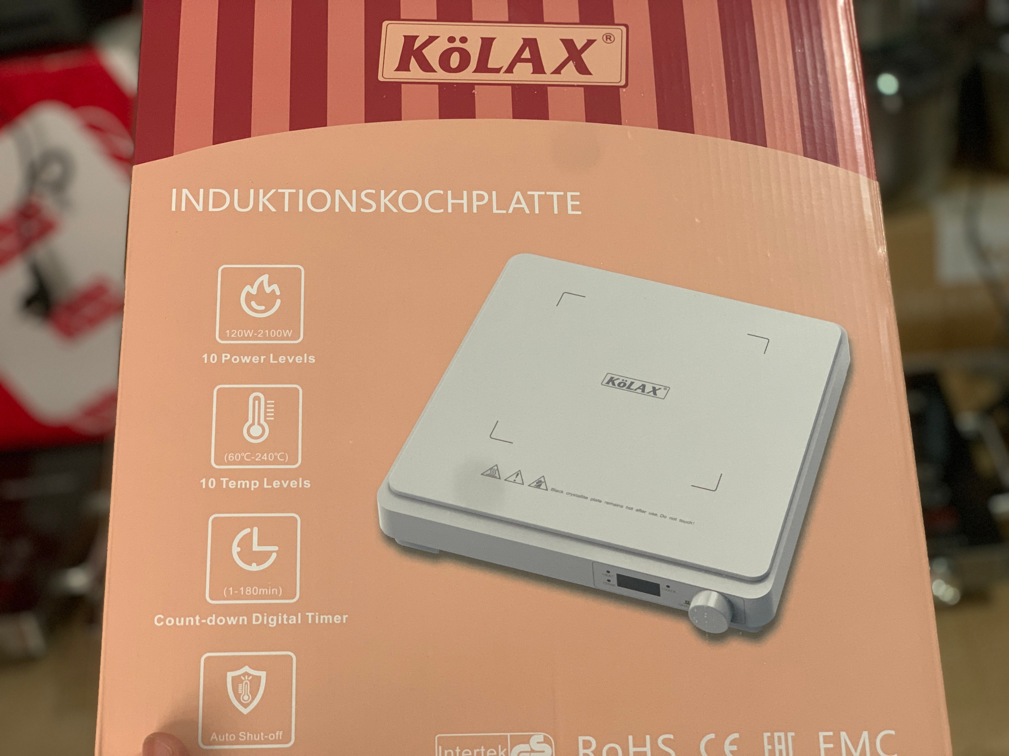 Original Germany Kolax Induction Electric Cooker Power Consumption  120w-2100w