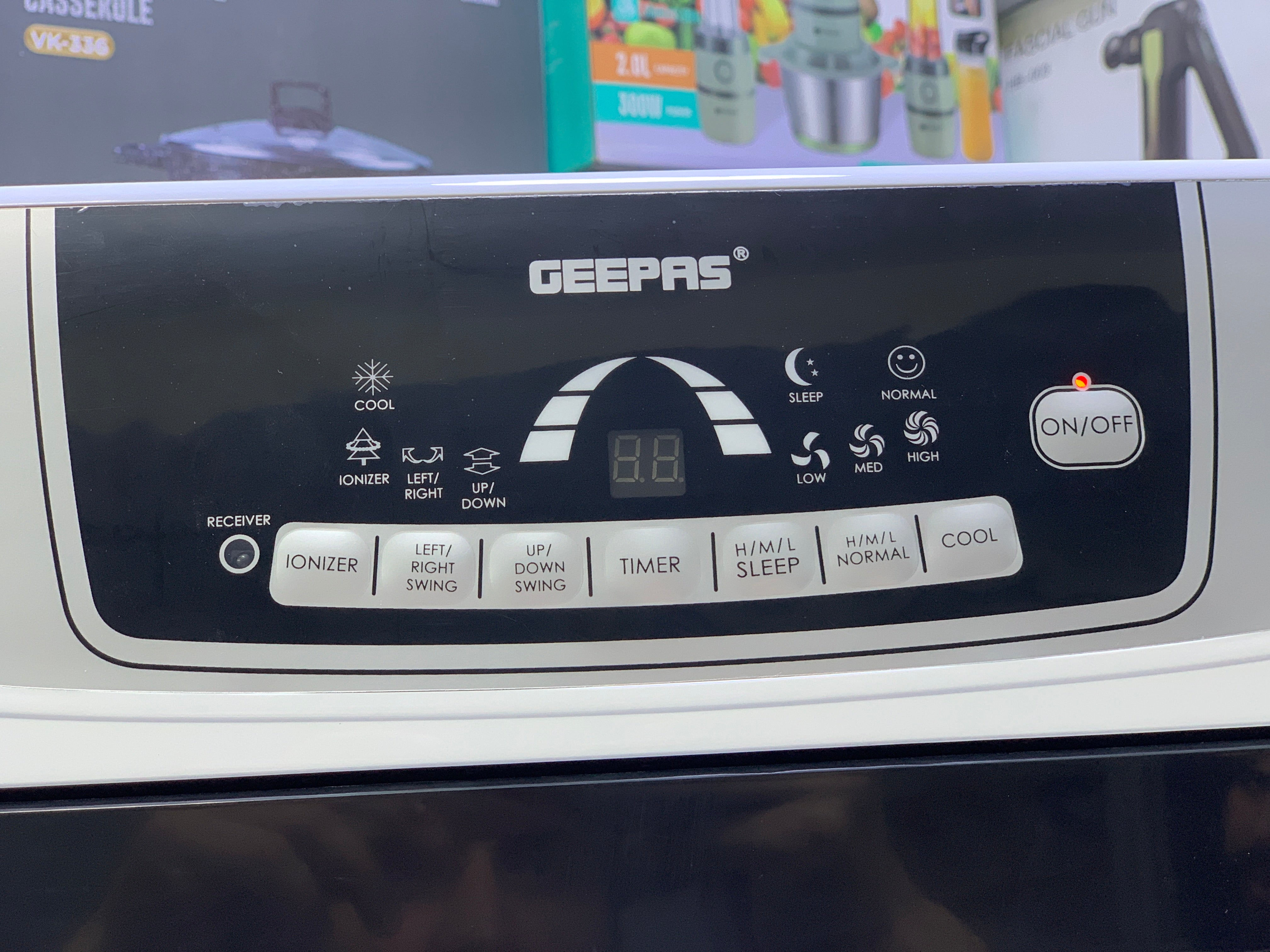 Geepas air cooler BIG Water Tank HoneyComb Pattern cooling technology 150w