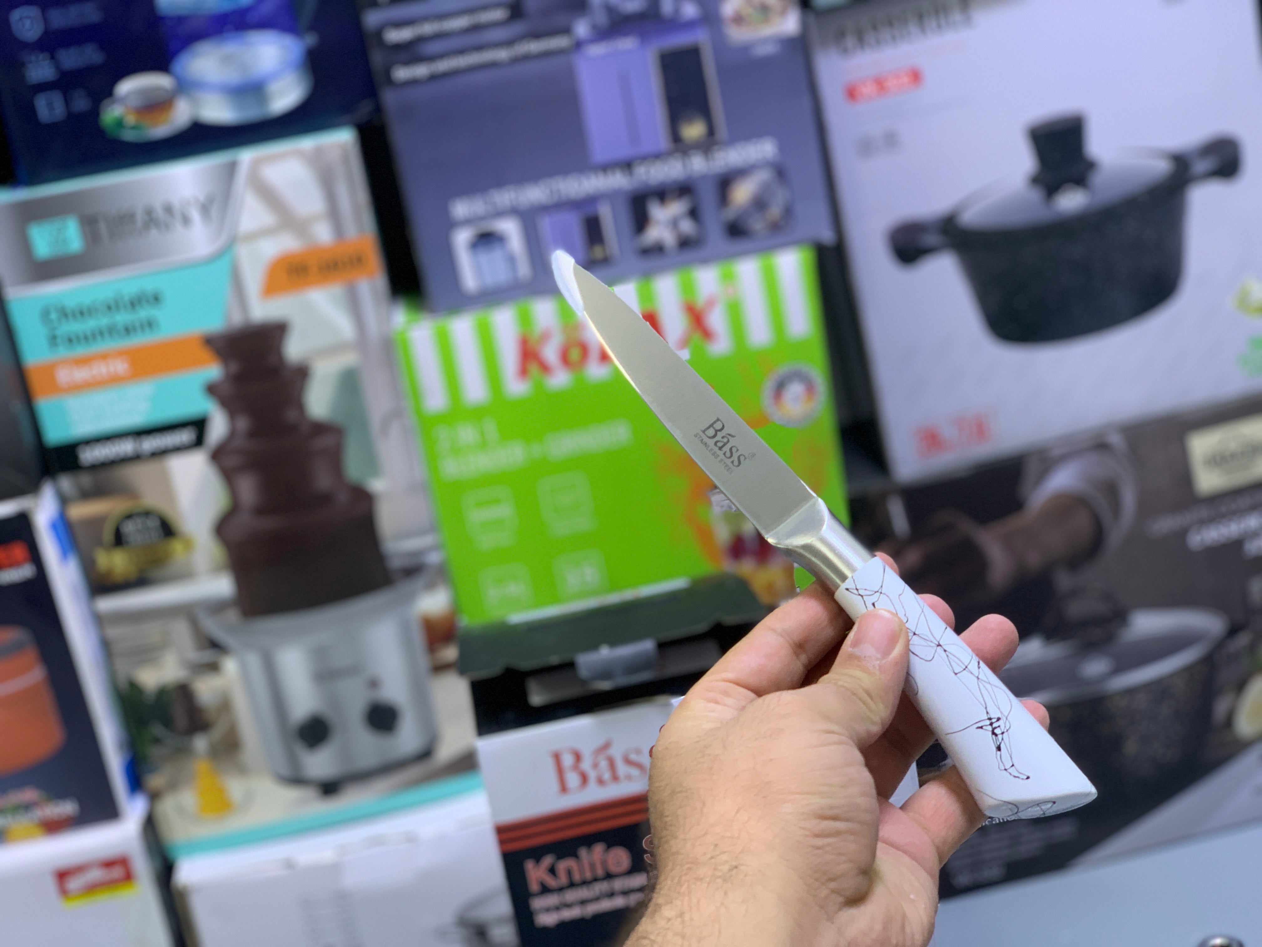 Bass Brand Knife Set- Healthy Stainless Steel-Highest Quality