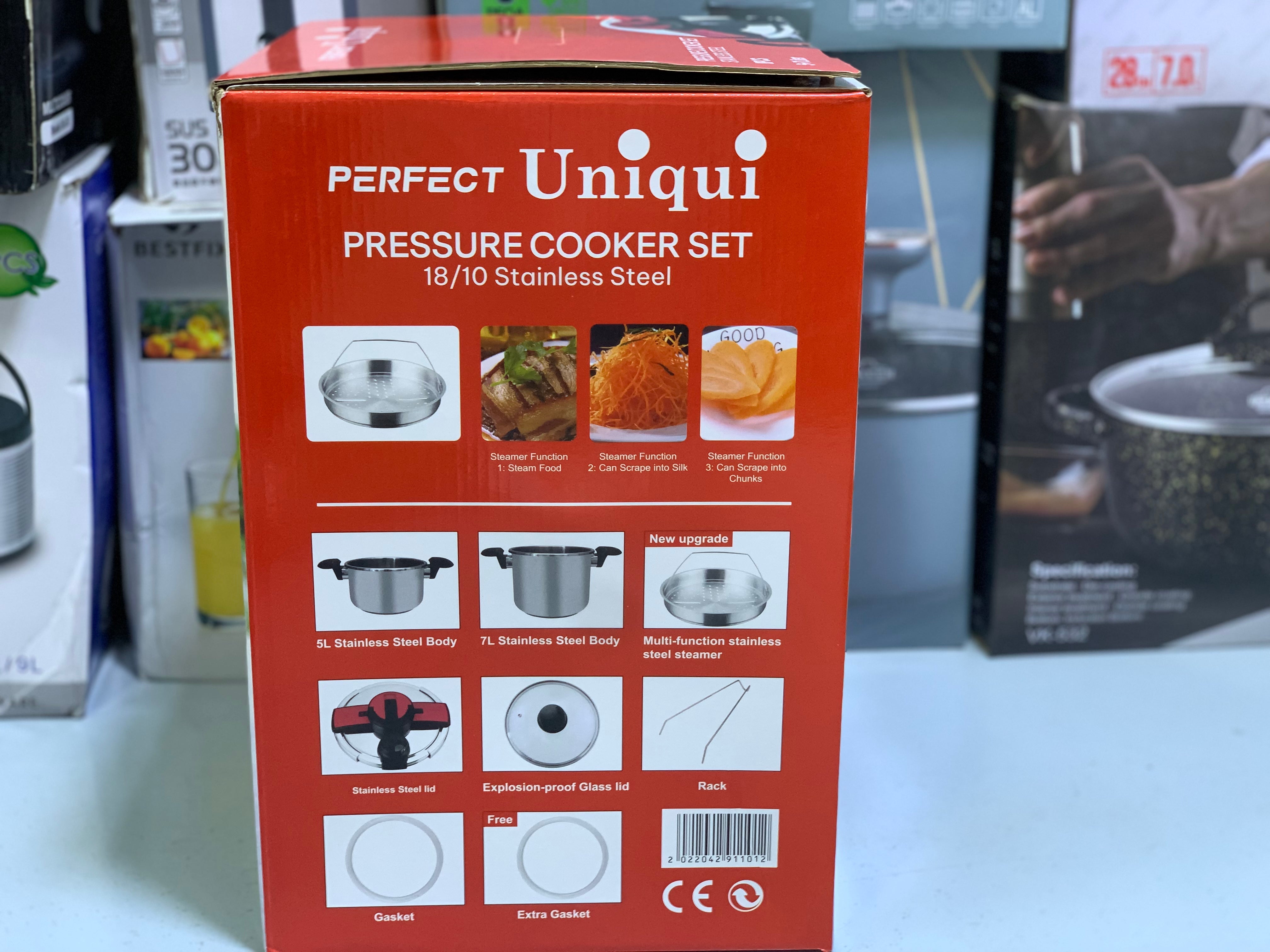 Perfect uniqui 3 in 1 Pressure Cooker 5L and 7L