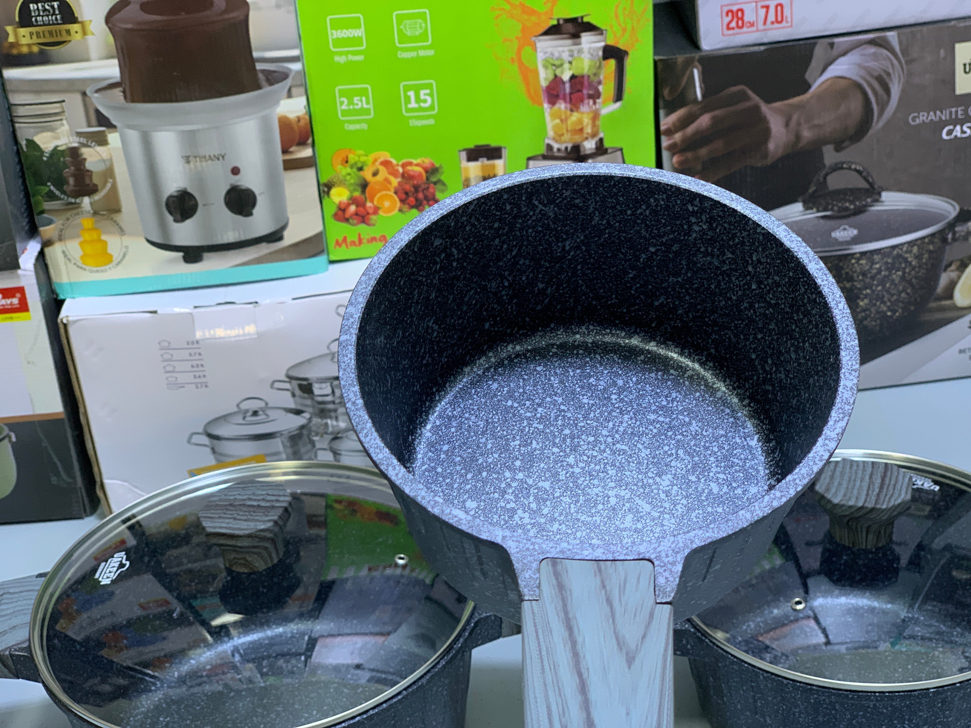 7 Pieces UAKEEN Brand Cookware Set