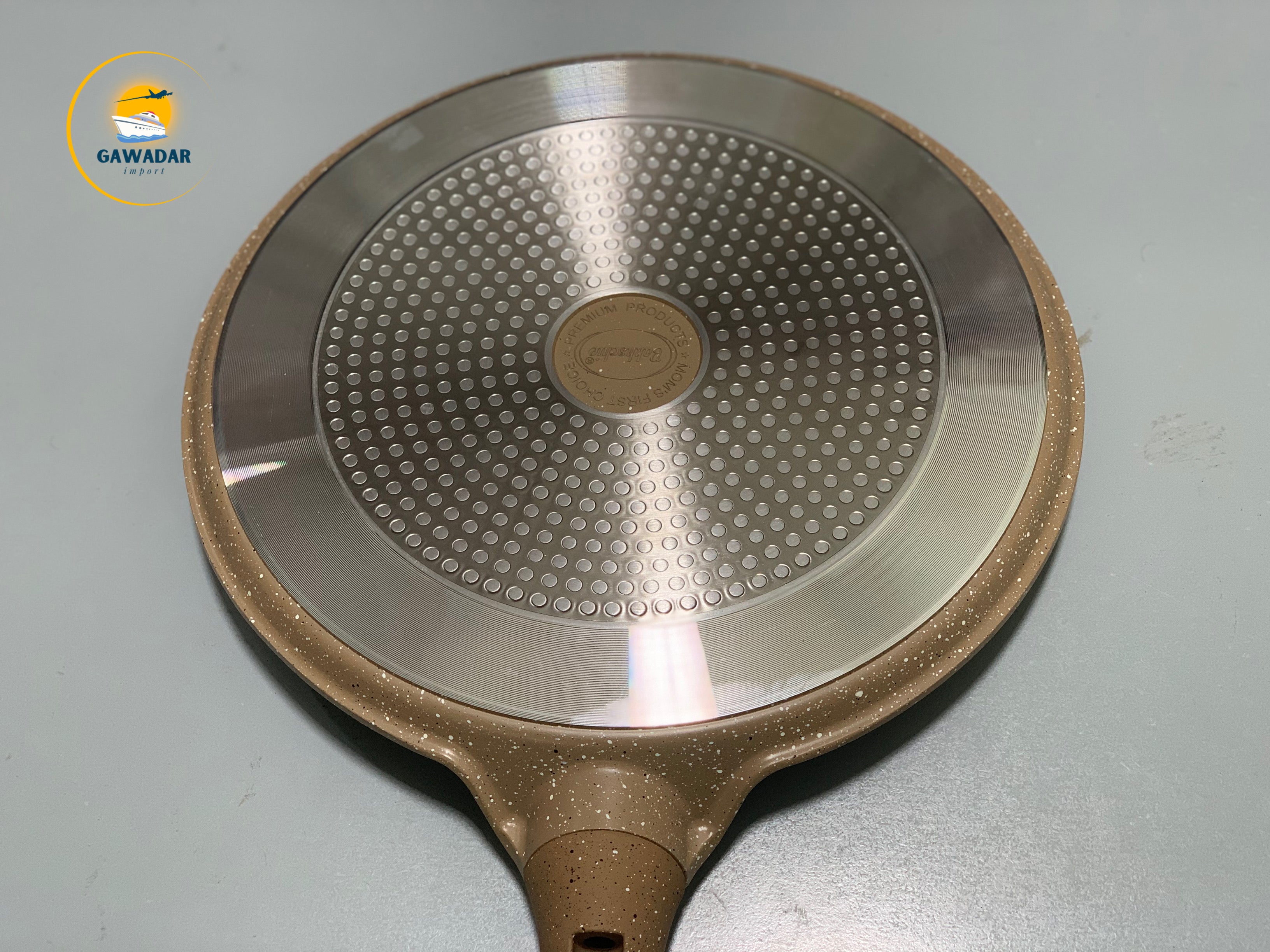 Bakhschie Brand Pure Granite non-stick Tawa of 32cm Black Color