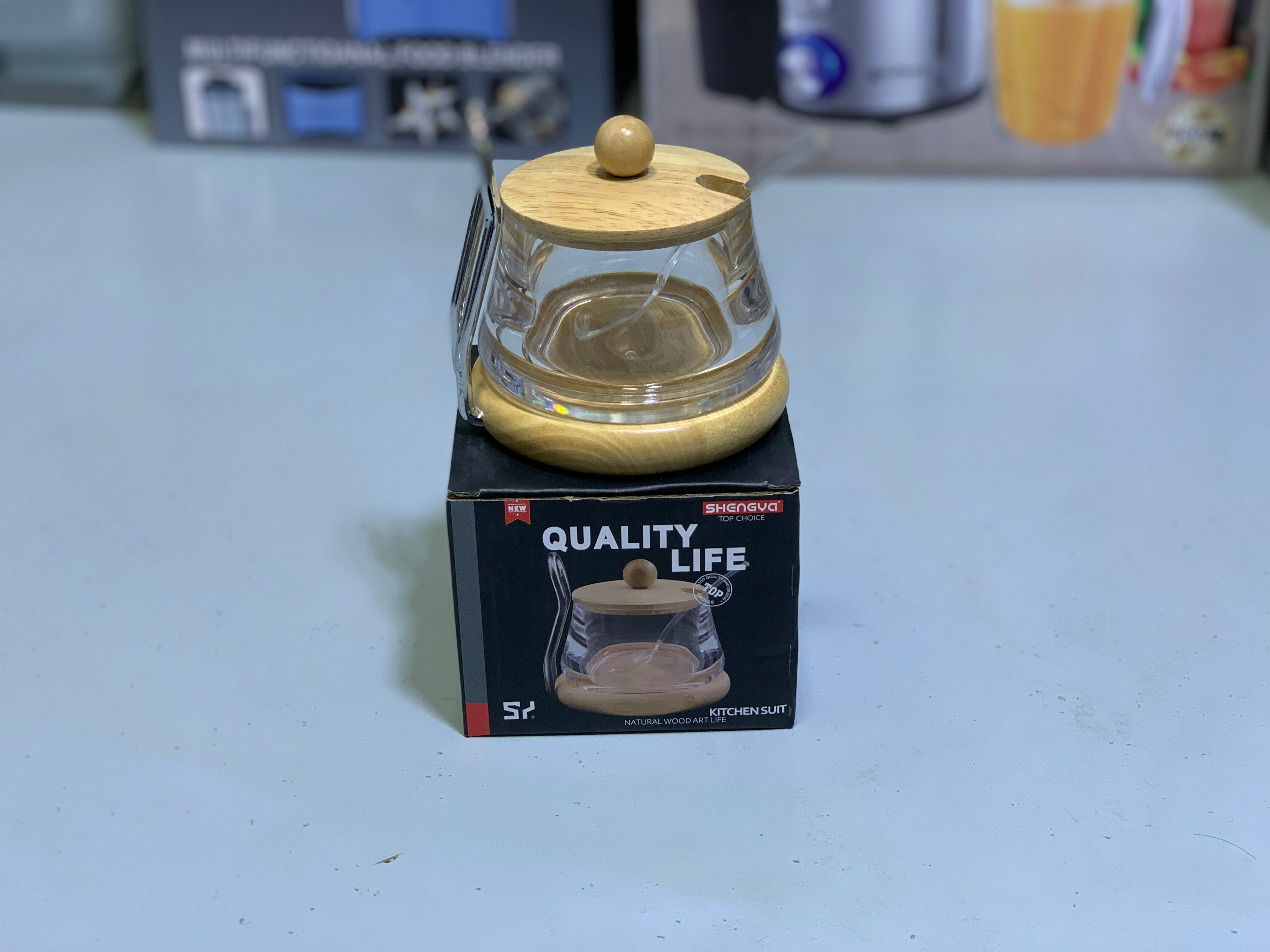 Seasoning tank , Spice Organizer with Stand