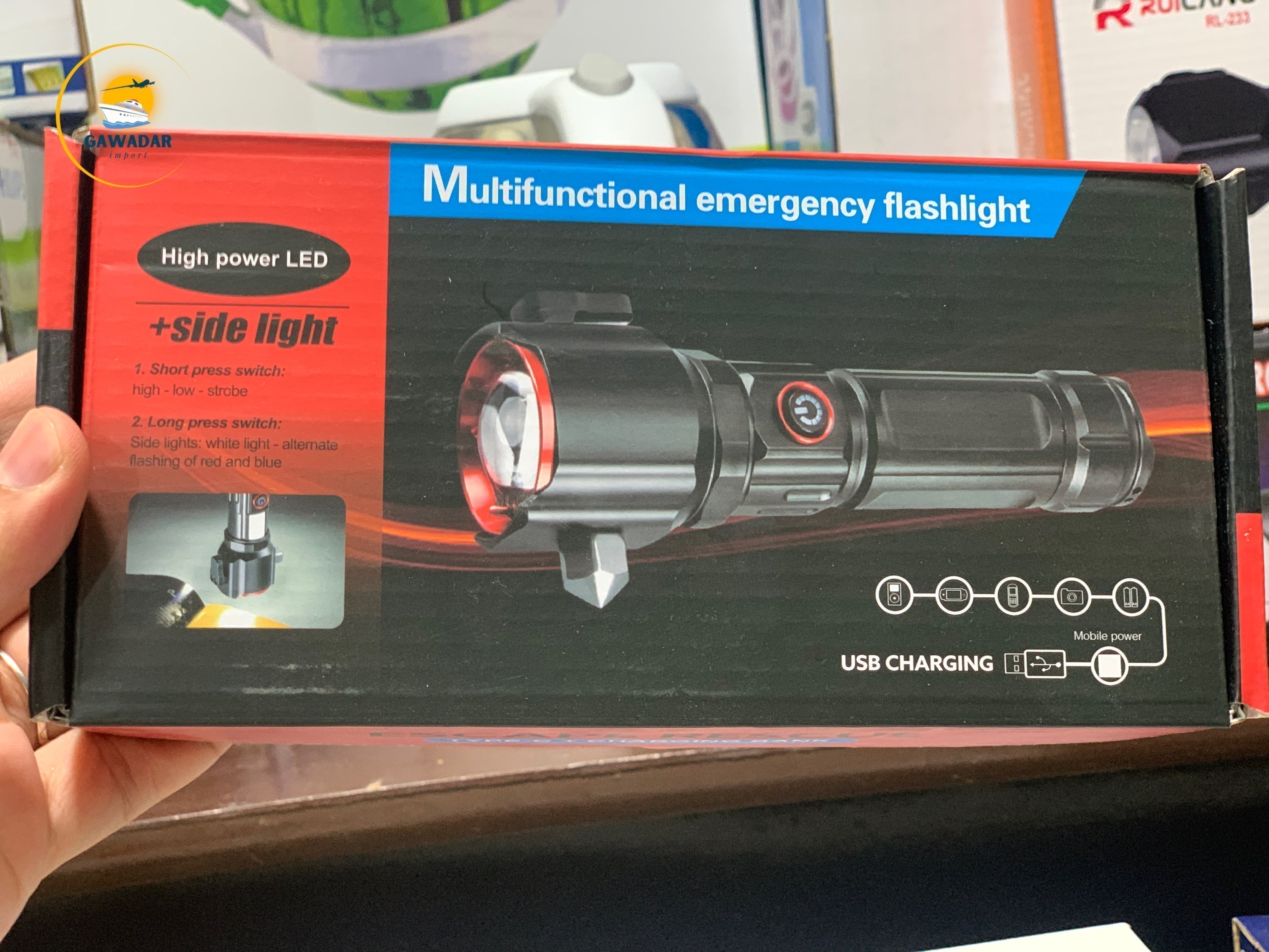 Hanif Traders's Rawilang RL-2210  LED Flash Light 1KM Range