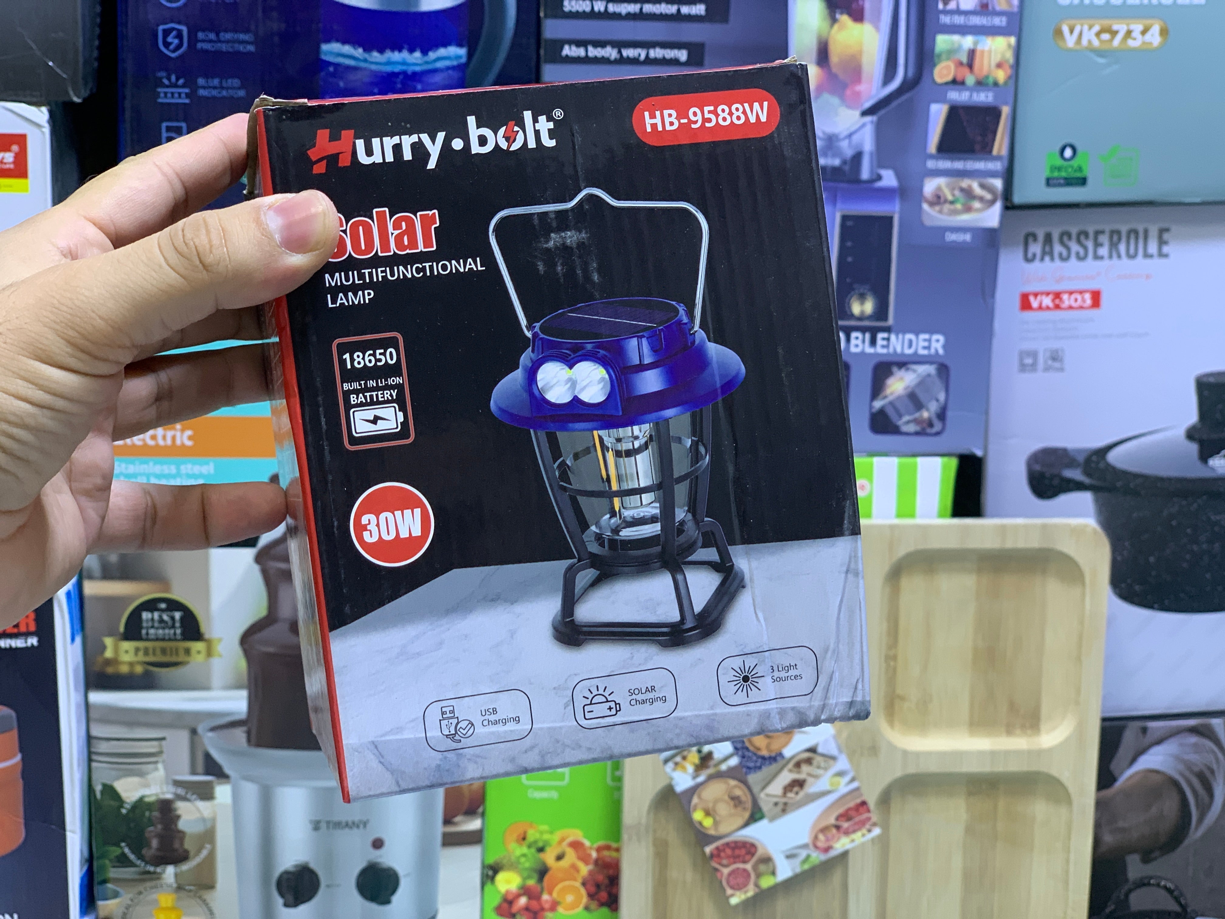 Hurry Bolt Solar Multifunctional Lamp HB-9588