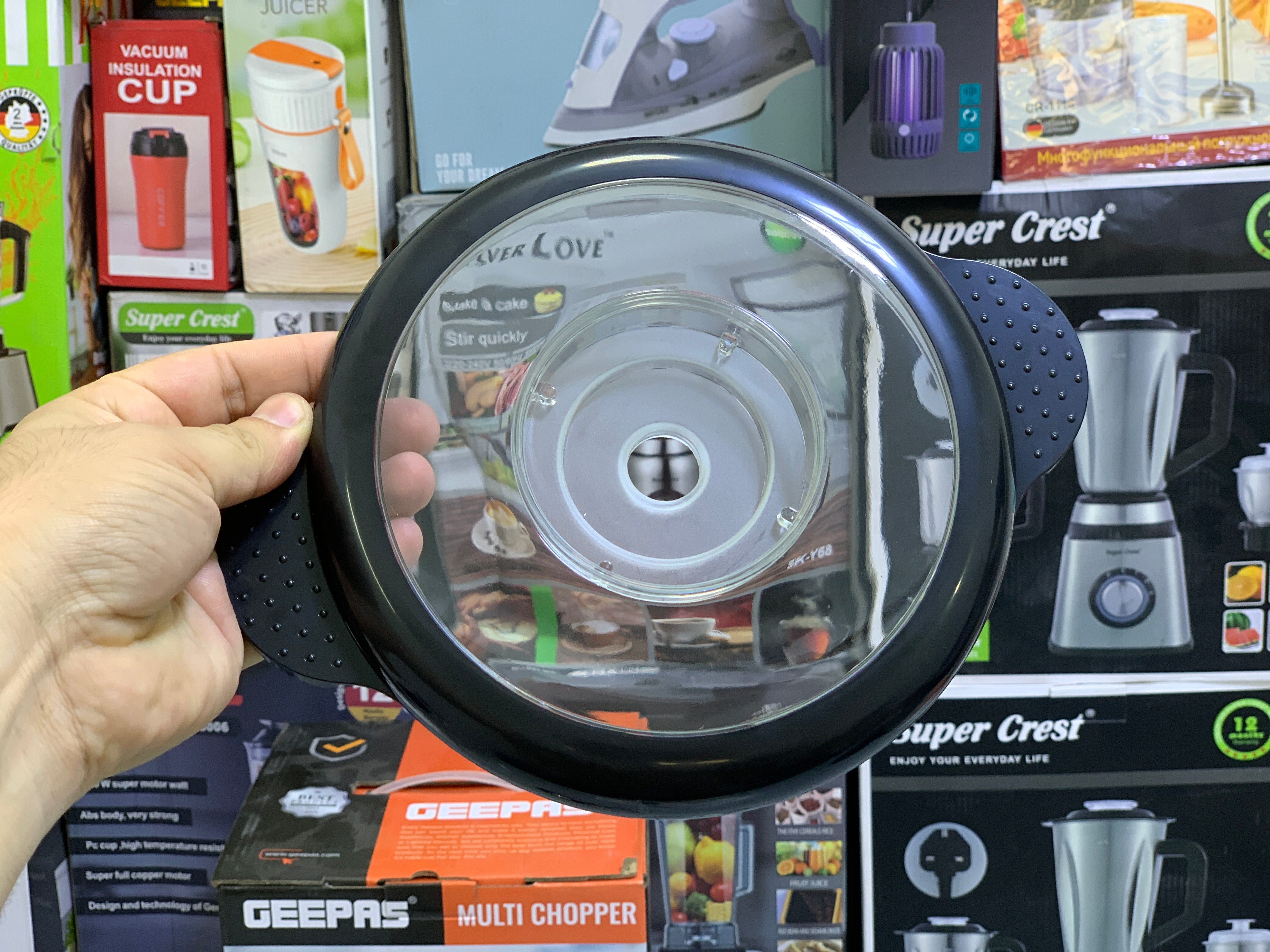 Geepas Multi Functional Chopper 3L and 500w Stainless Steel blades with 2 Year warranty