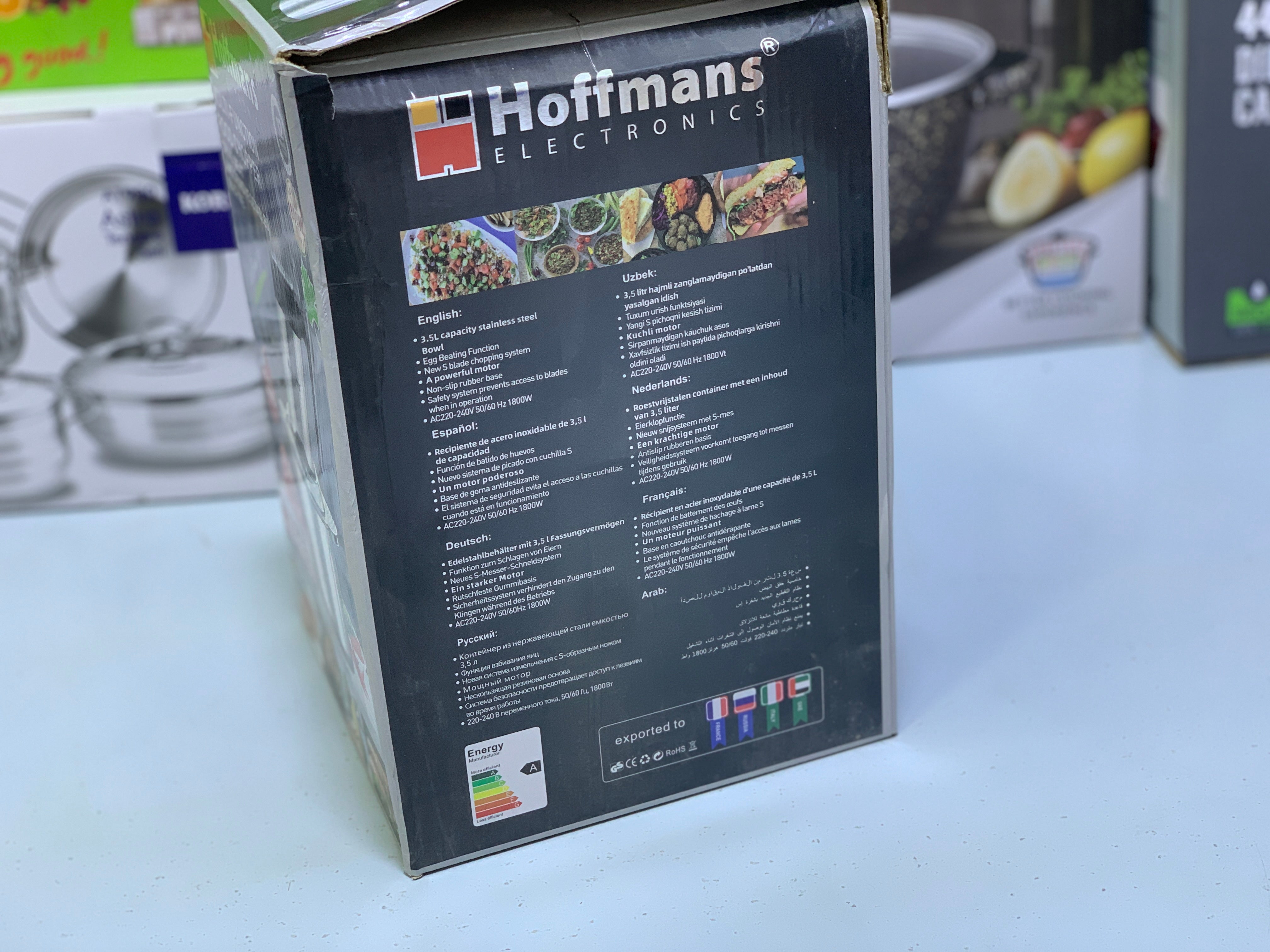 Hoffmans Food Chopper 3.5L and 1800w
