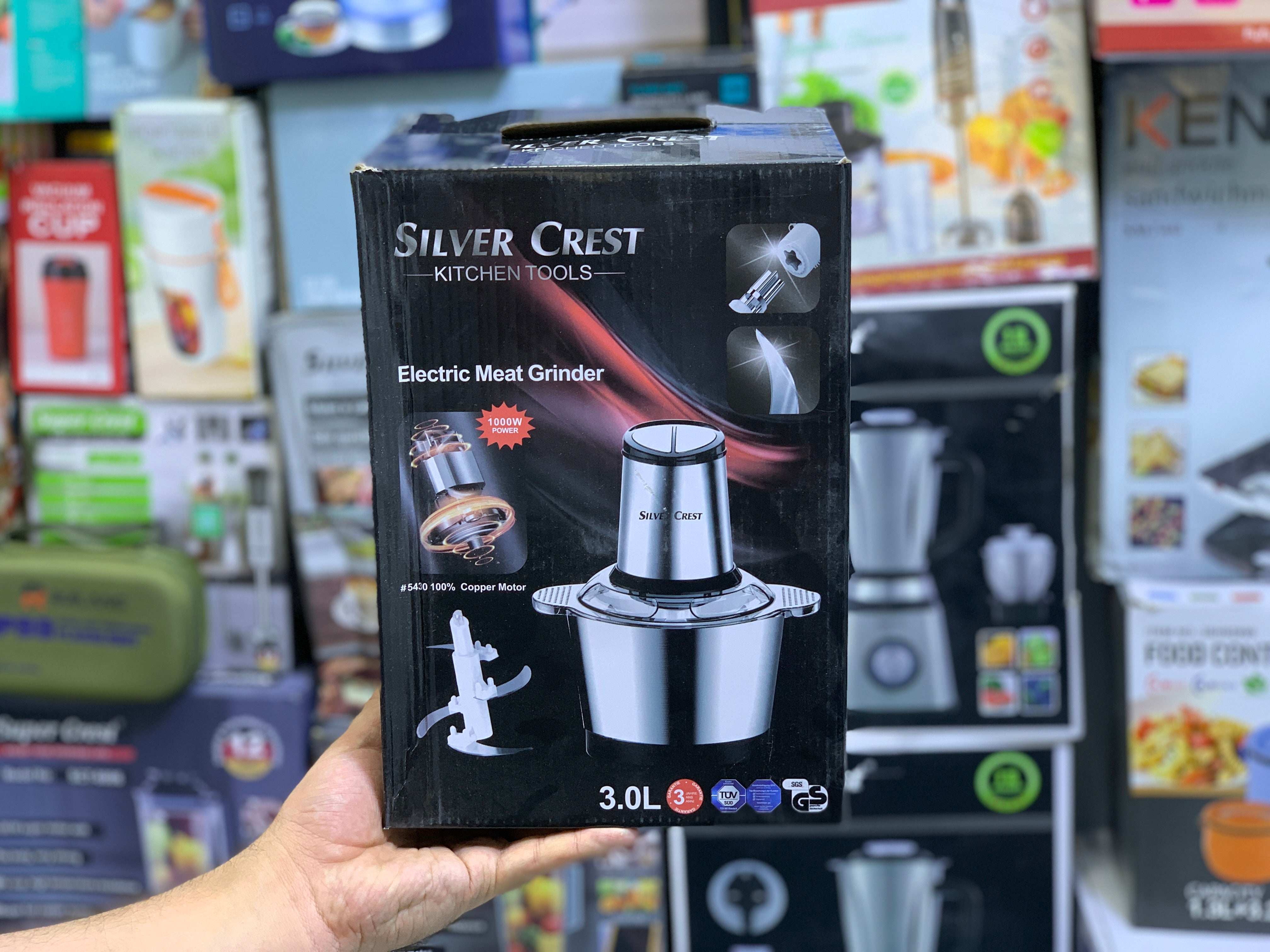 Silver Crest 3L Meat chopper 1000w Stainless Steel