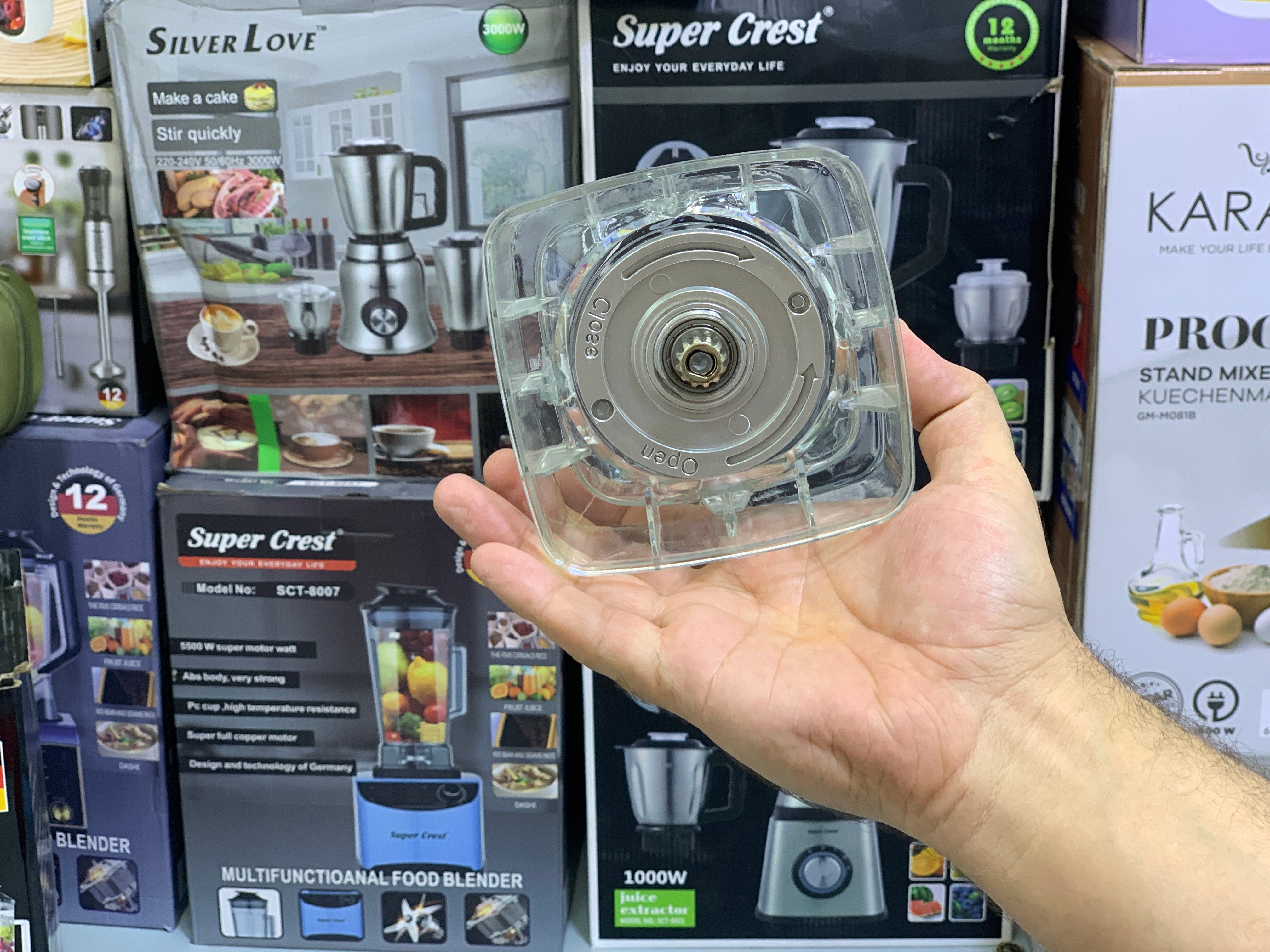 Silver Crest 2 in 1 Blender and Grinder Model: SC-1589 2.5L 4500w