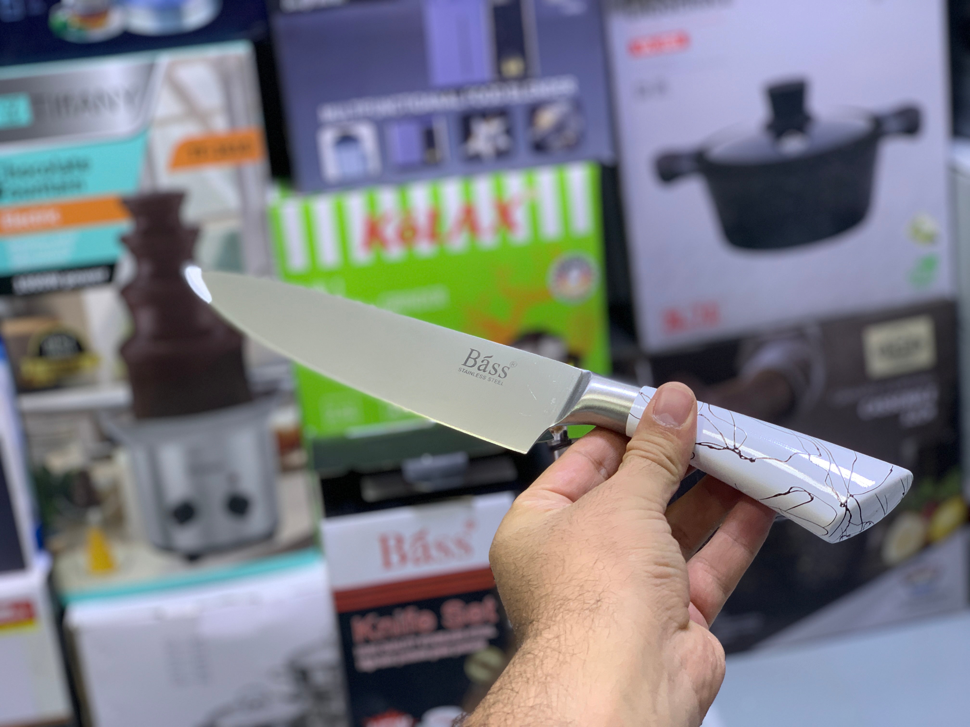 Bass Brand Knife Set- Healthy Stainless Steel-Highest Quality